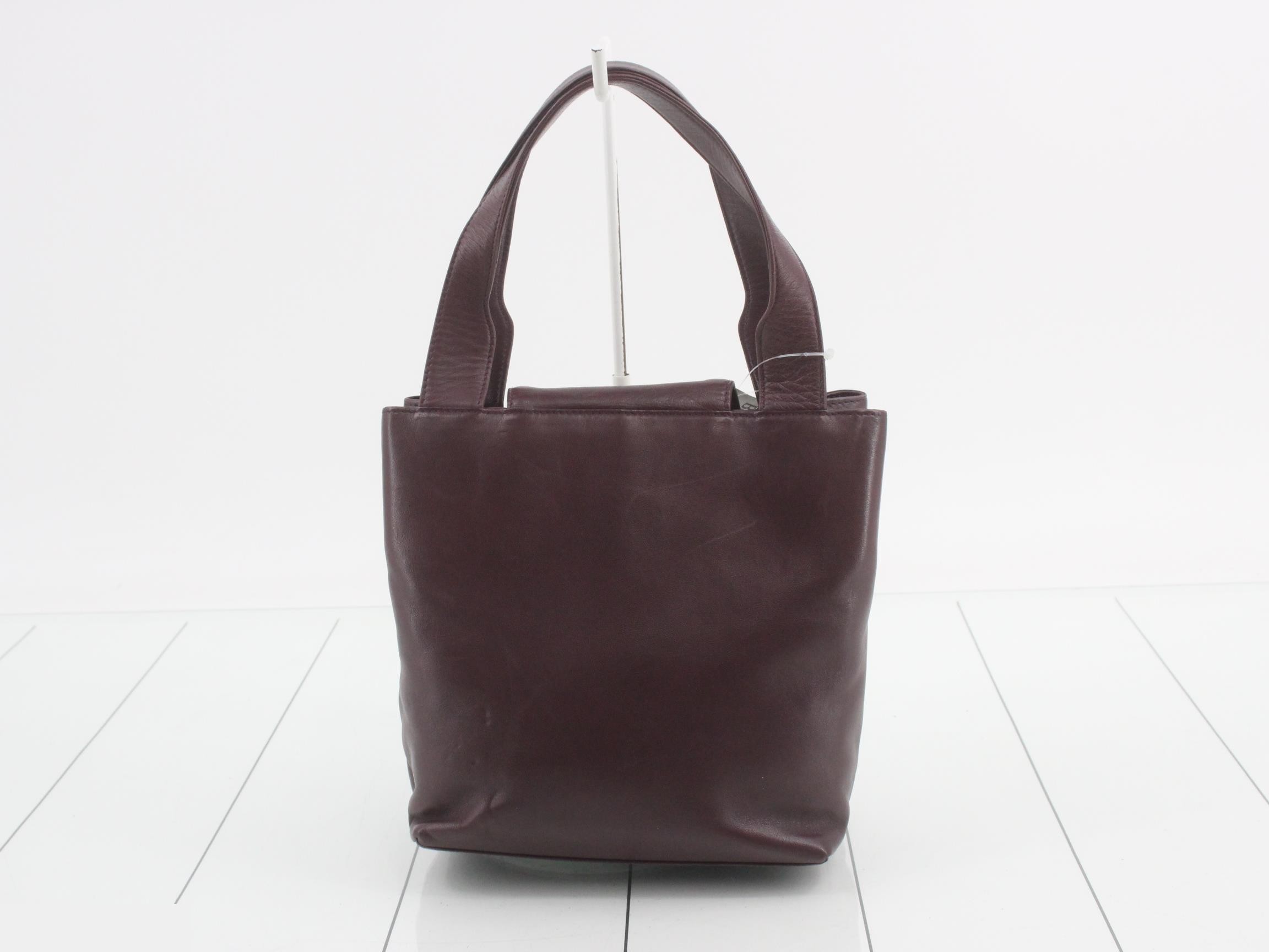 Nappa leather anagram mini handbag — view 2