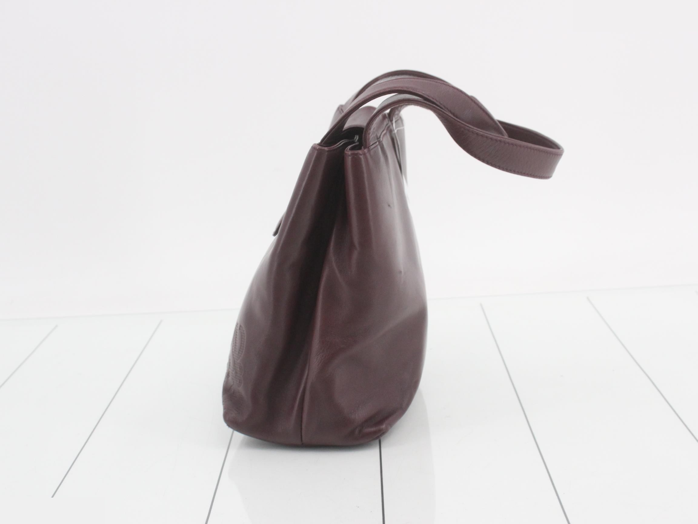 Nappa leather anagram mini handbag — view 3