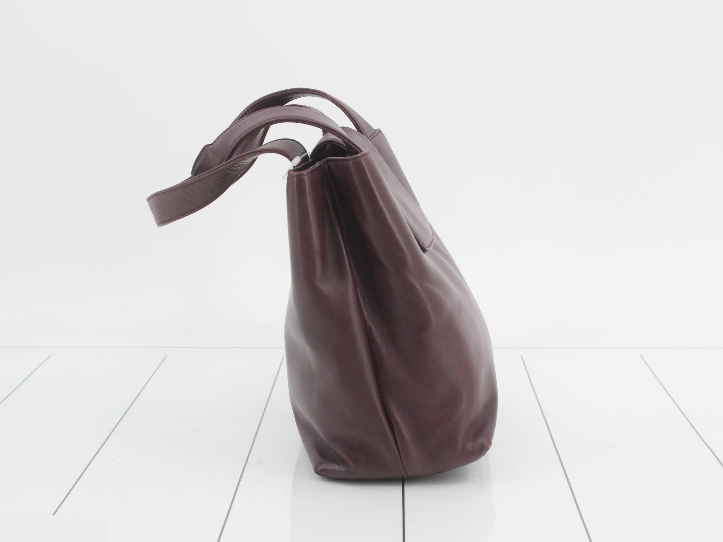 Nappa leather anagram mini handbag — view 4