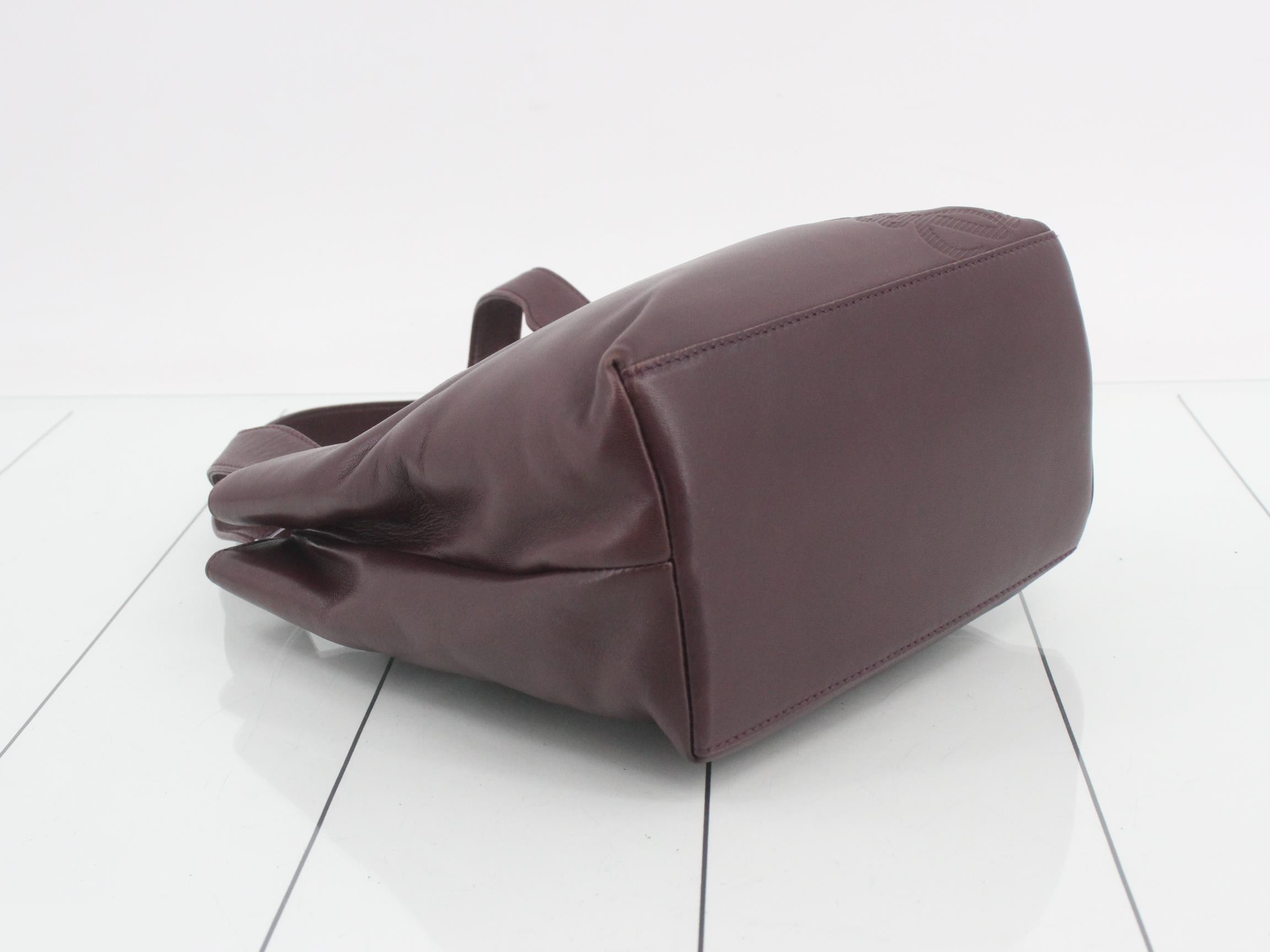 Nappa leather anagram mini handbag — view 5