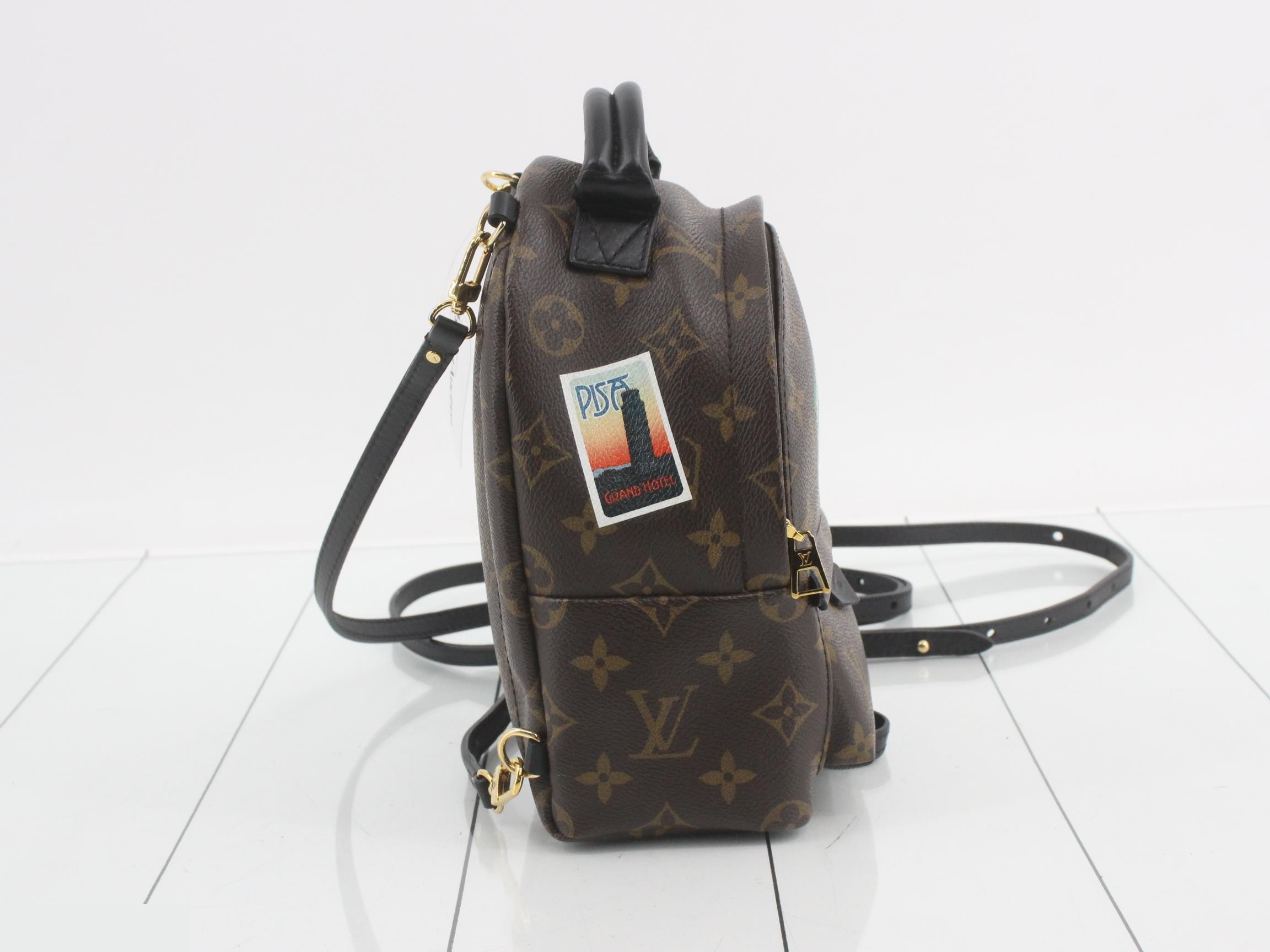 Monogram Palm Springs Mini Backpack — view 4