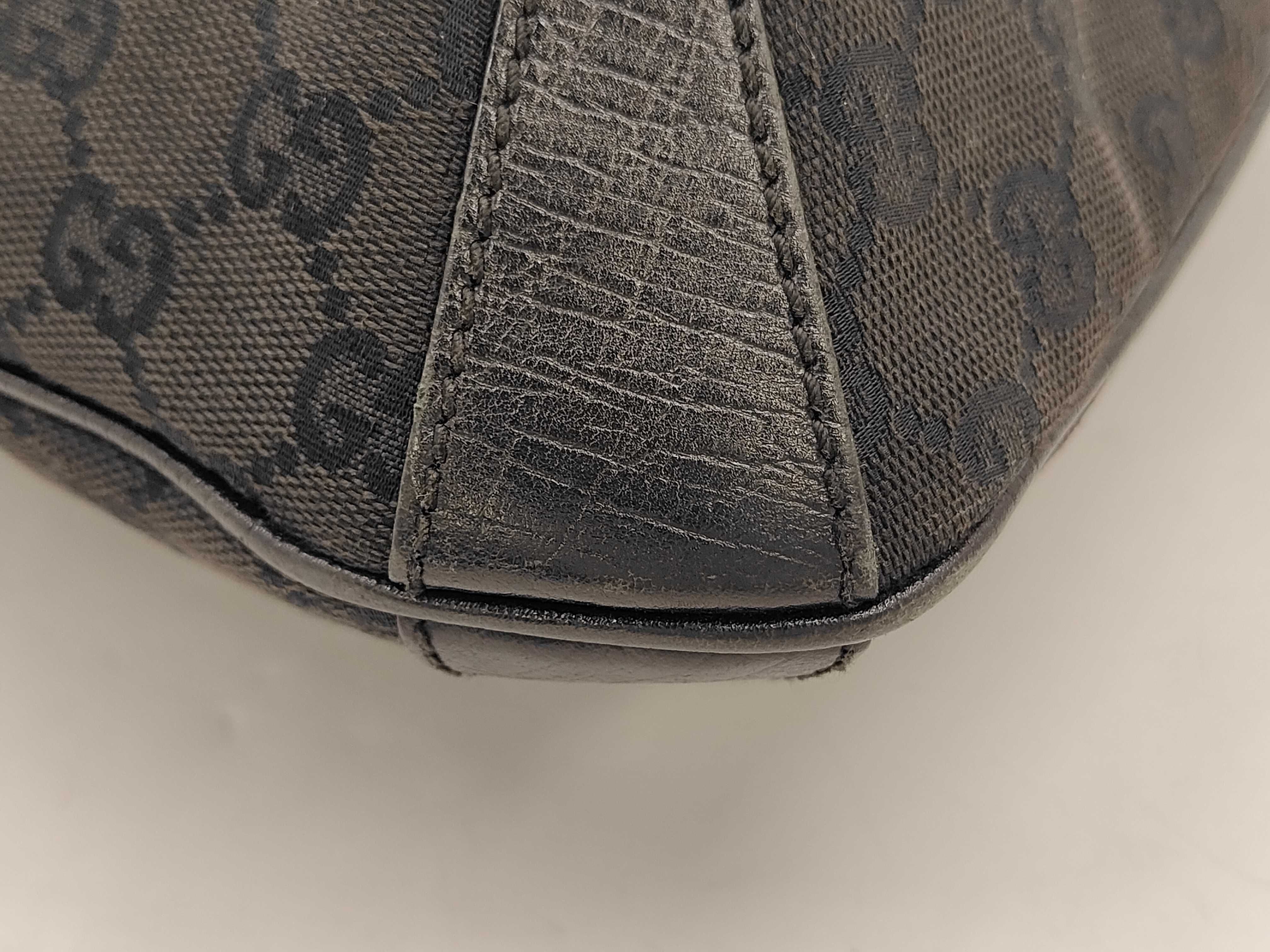 Horsebit GG Canvas Black Shoulder Bag 114890 — view 4