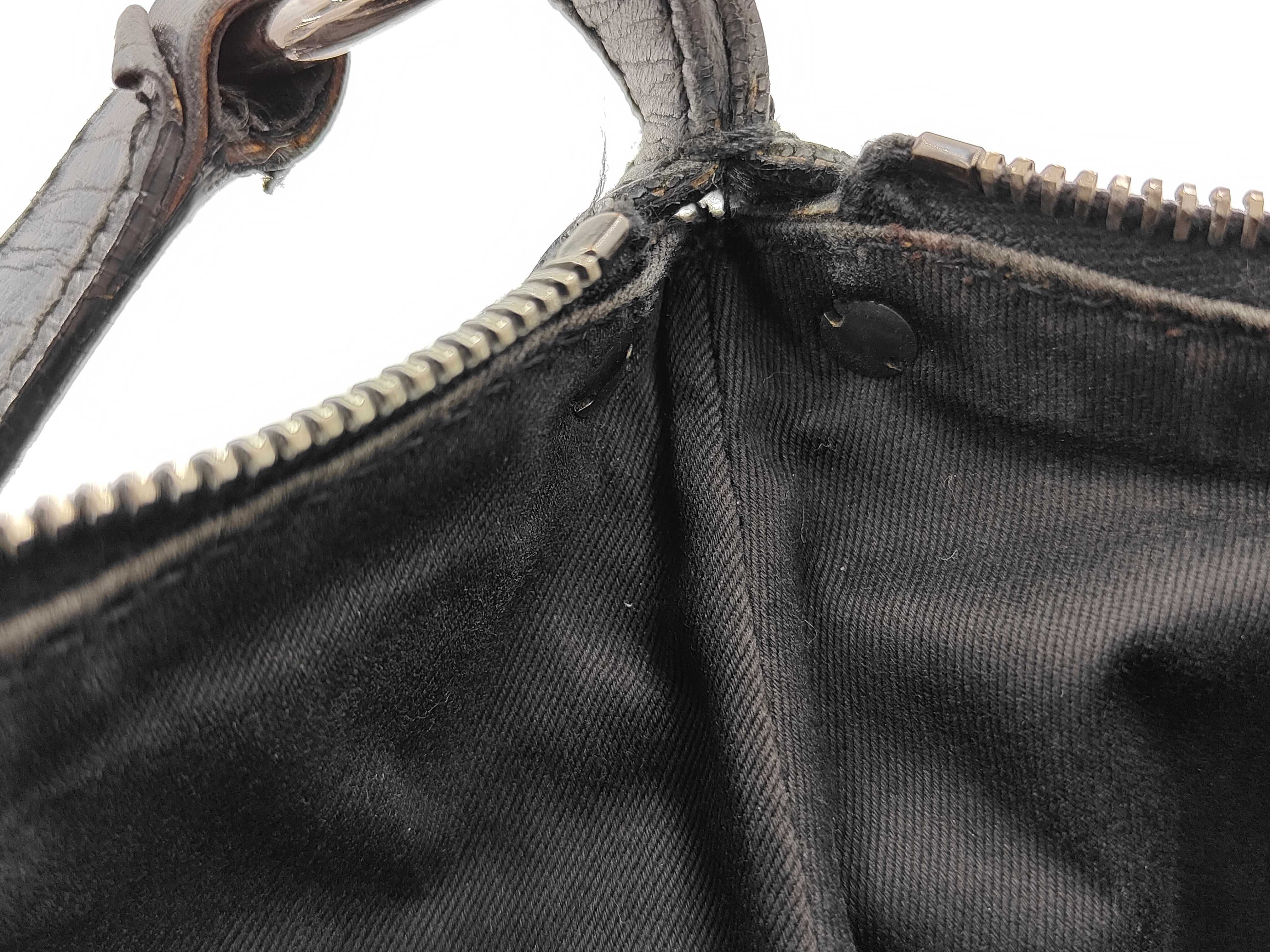 Horsebit GG Canvas Black Shoulder Bag 114890 — view 8