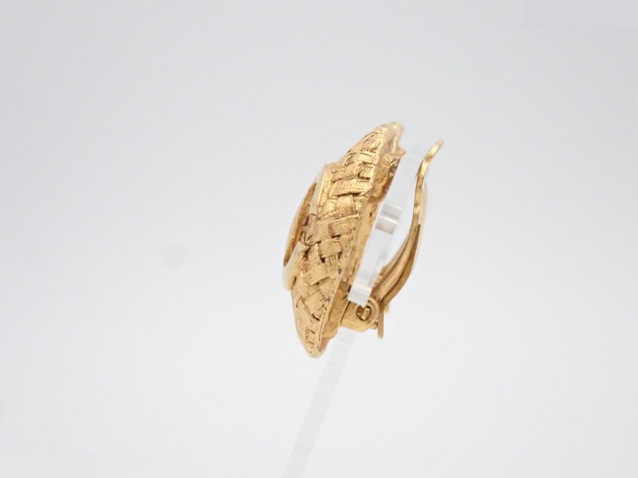 Coco Mark Gold Earrings — view 3