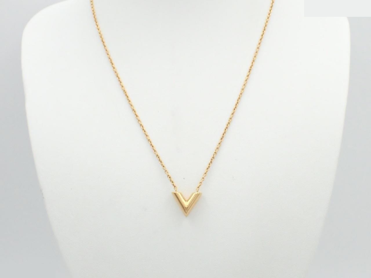 Gold Essential V Necklace — view 3