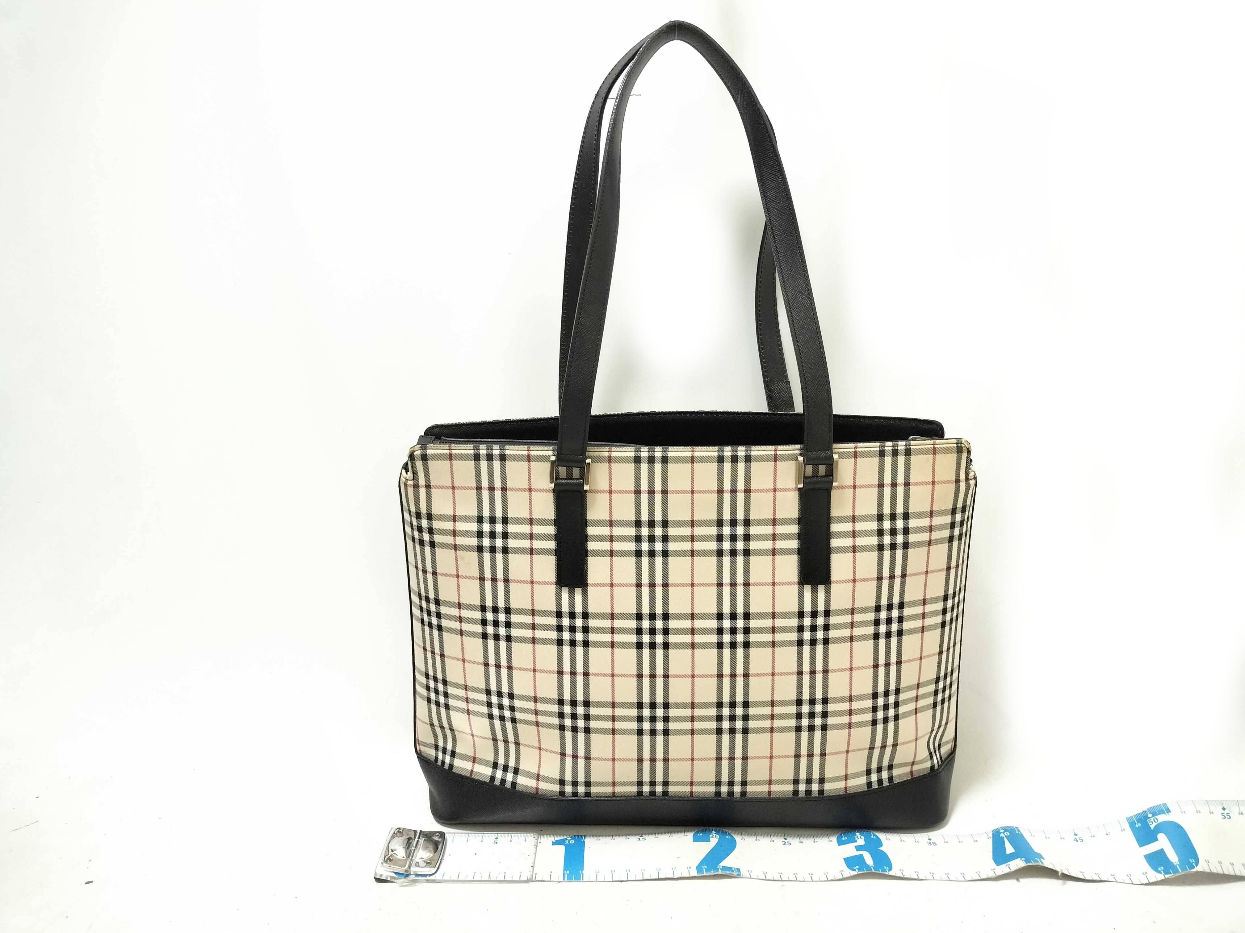 tote bag, Nova check tote bag — view 2