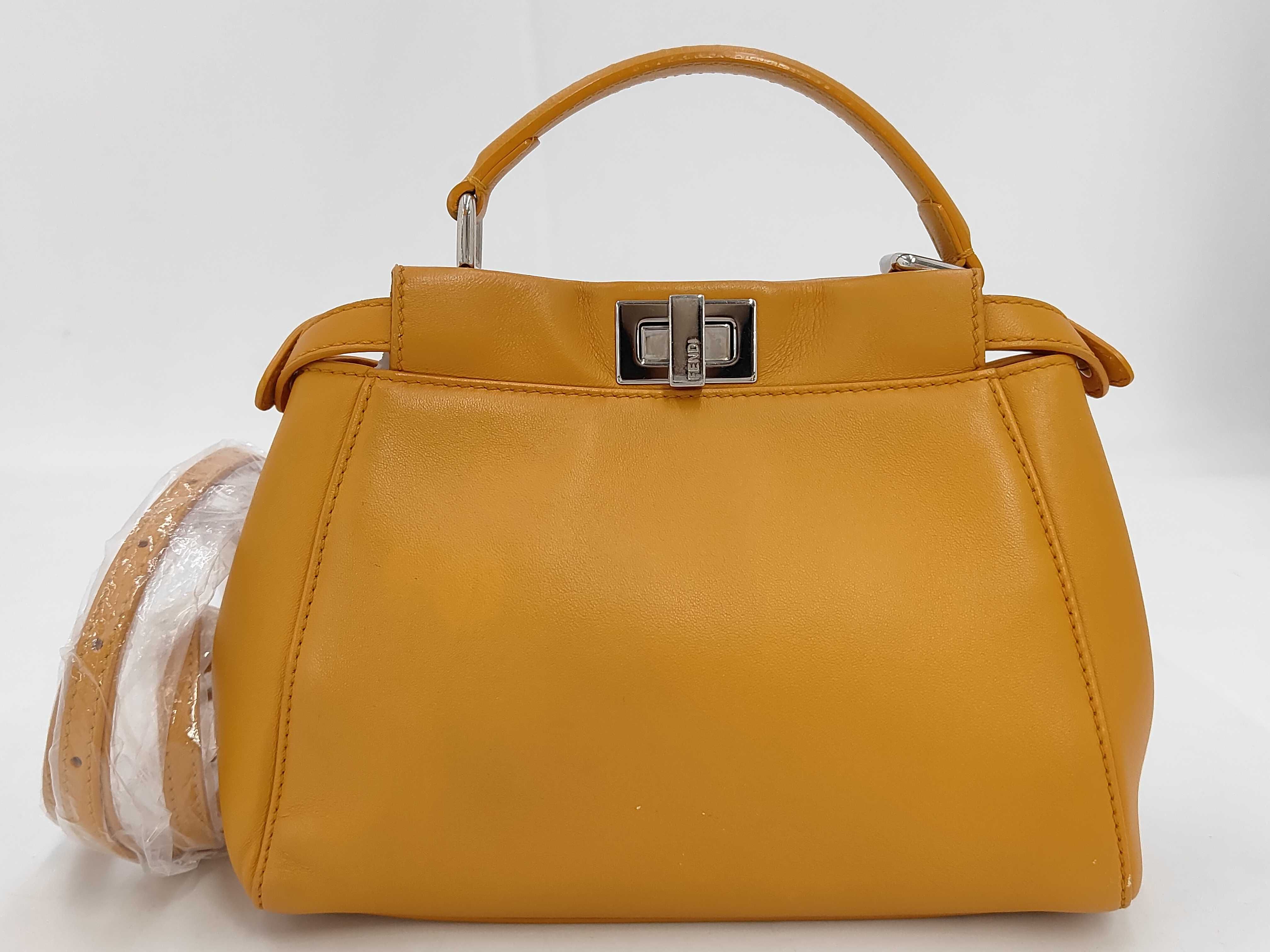 Peekaboo Small Handbag with Silver Hardware