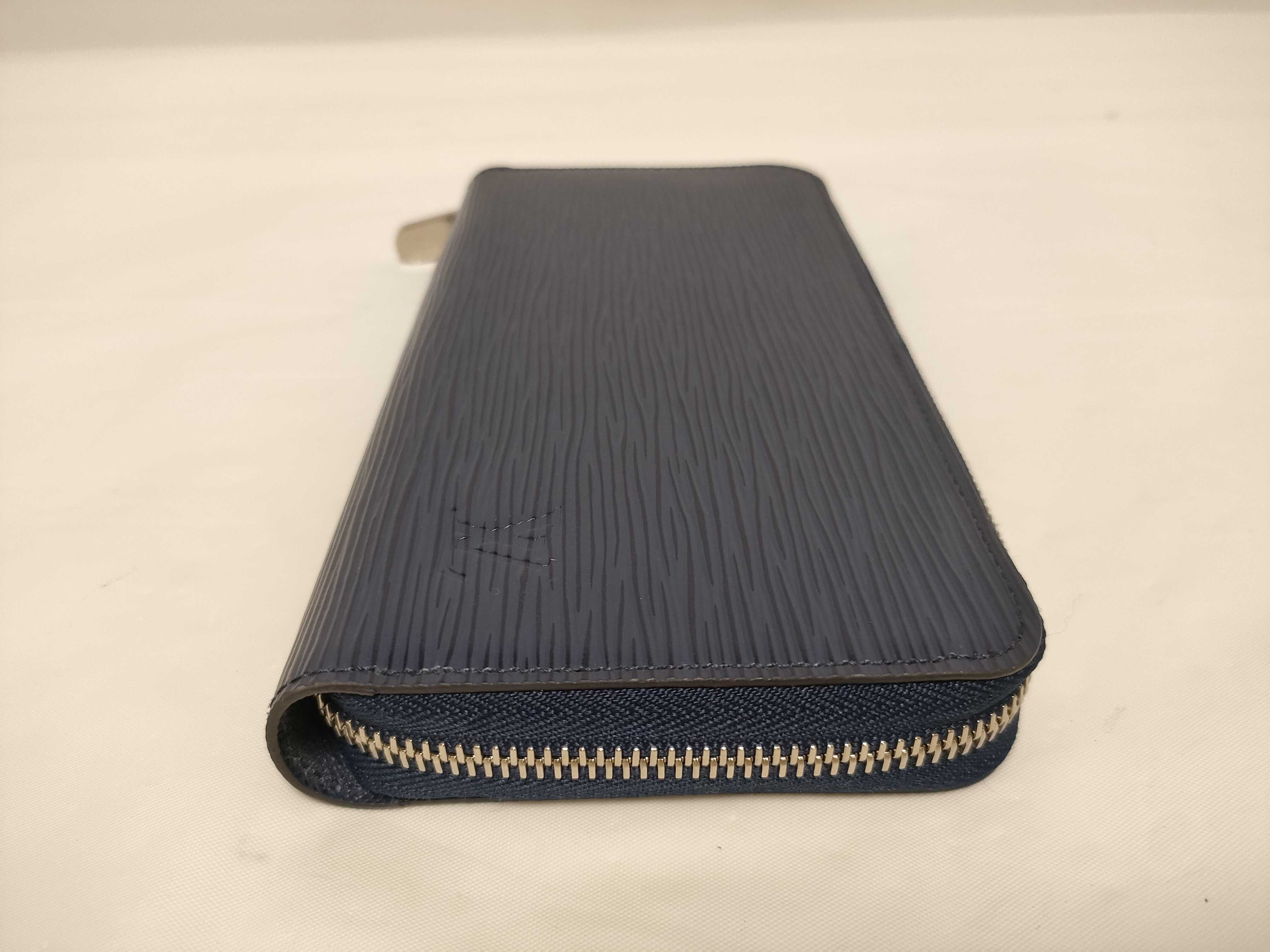 Epi Zippy Wallet Indigo Blue M61873 RFID verified wallet — view 5