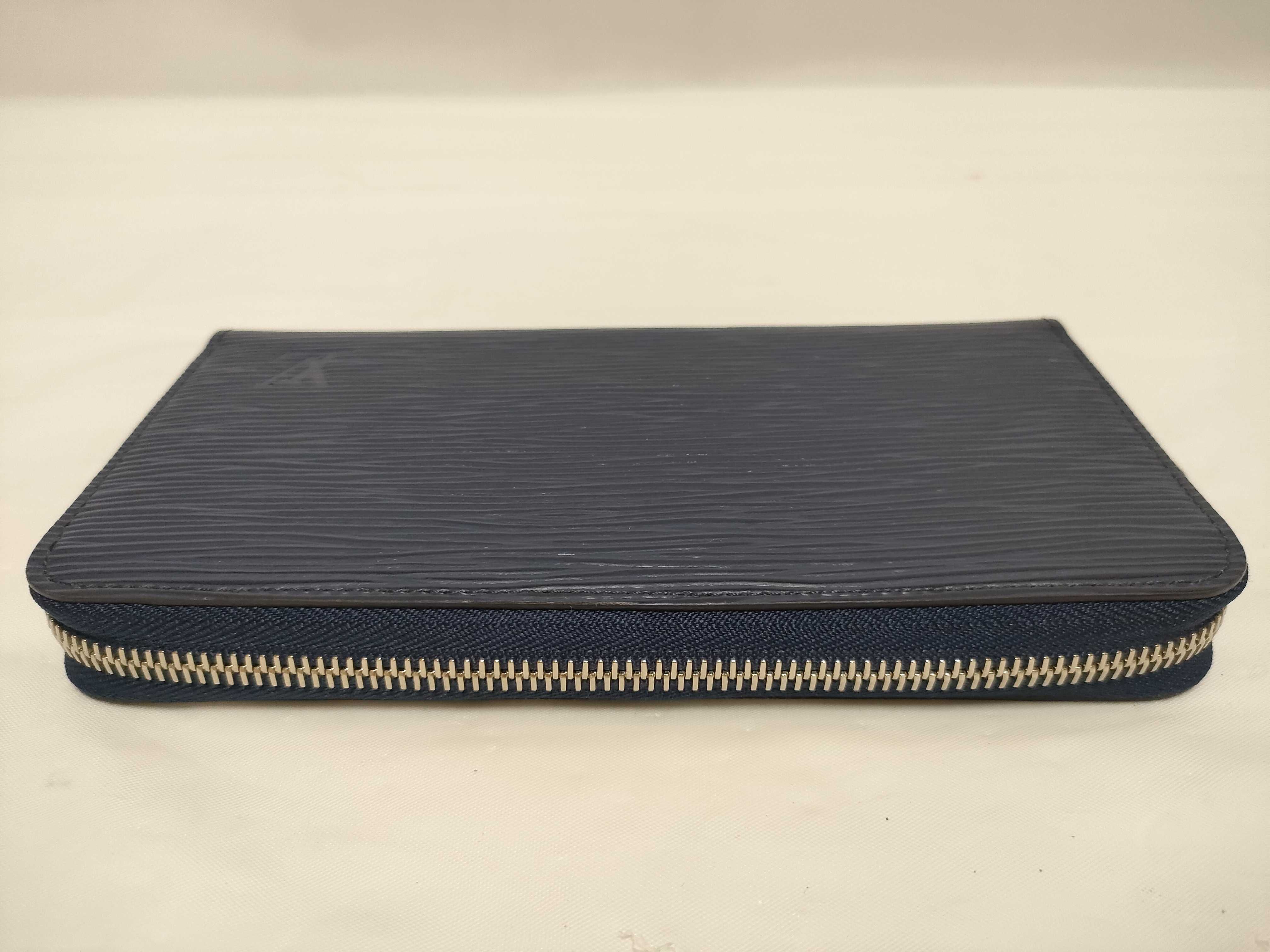 Epi Zippy Wallet Indigo Blue M61873 RFID verified wallet — view 6