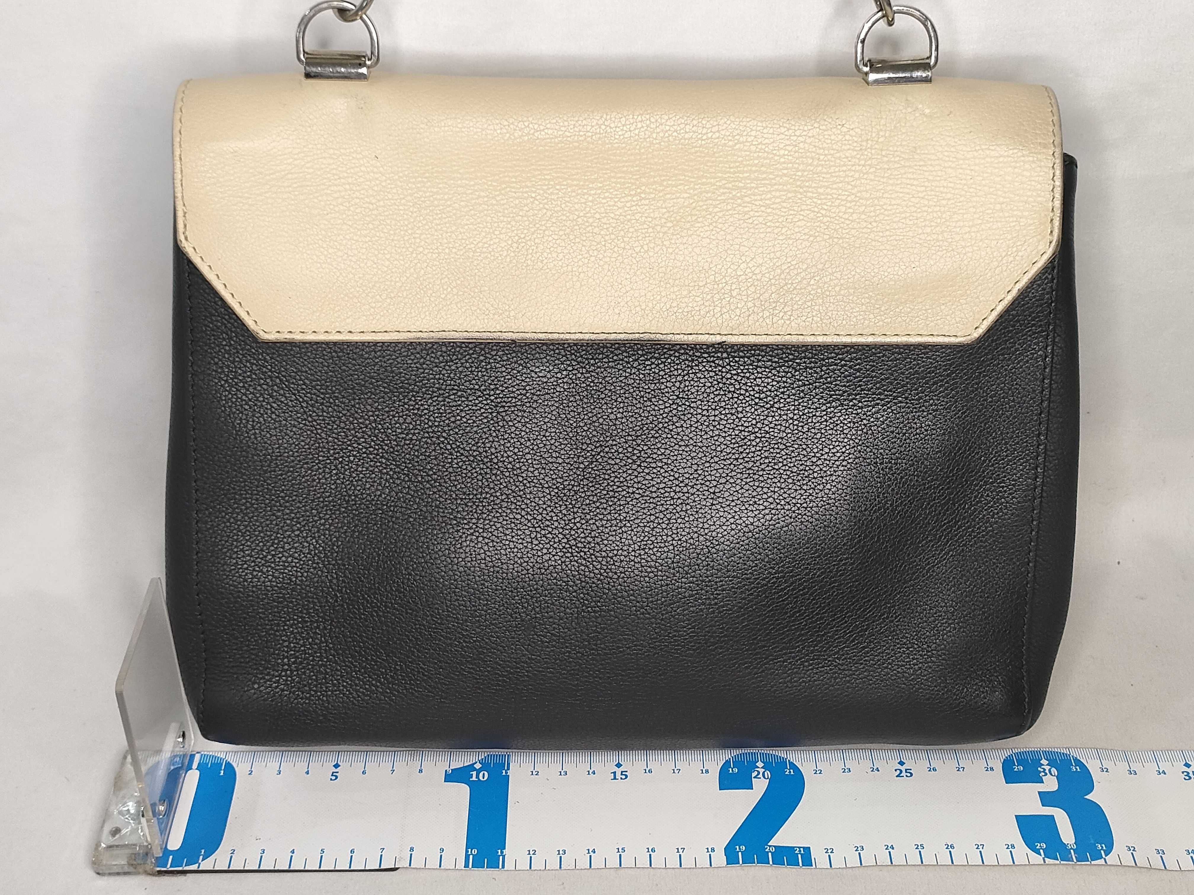 Taurillon Lockme 2 M50252 FL4156 Beige x Black Handbag — view 2