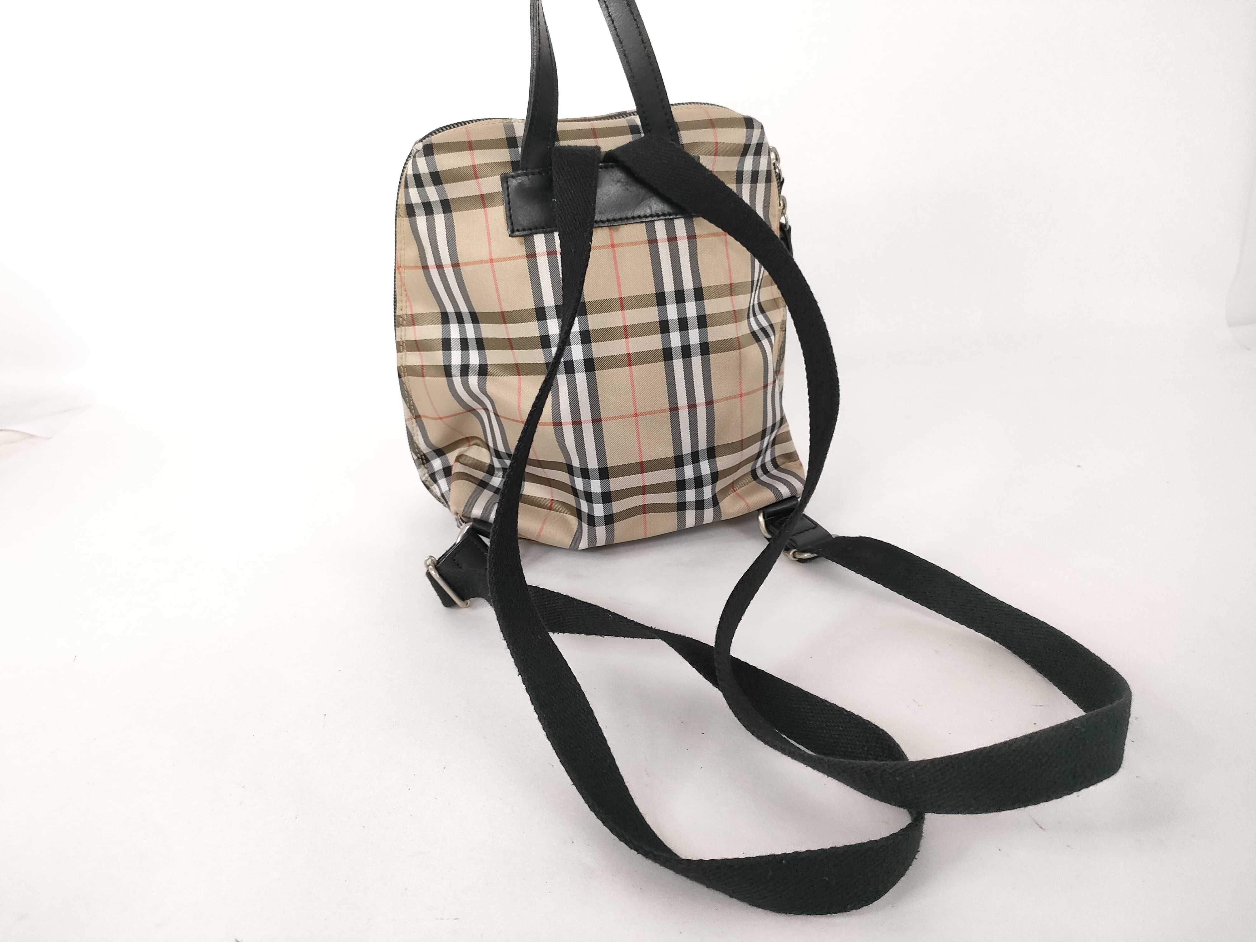 Backpack Nova Check Logo Beige Rucksack — view 3