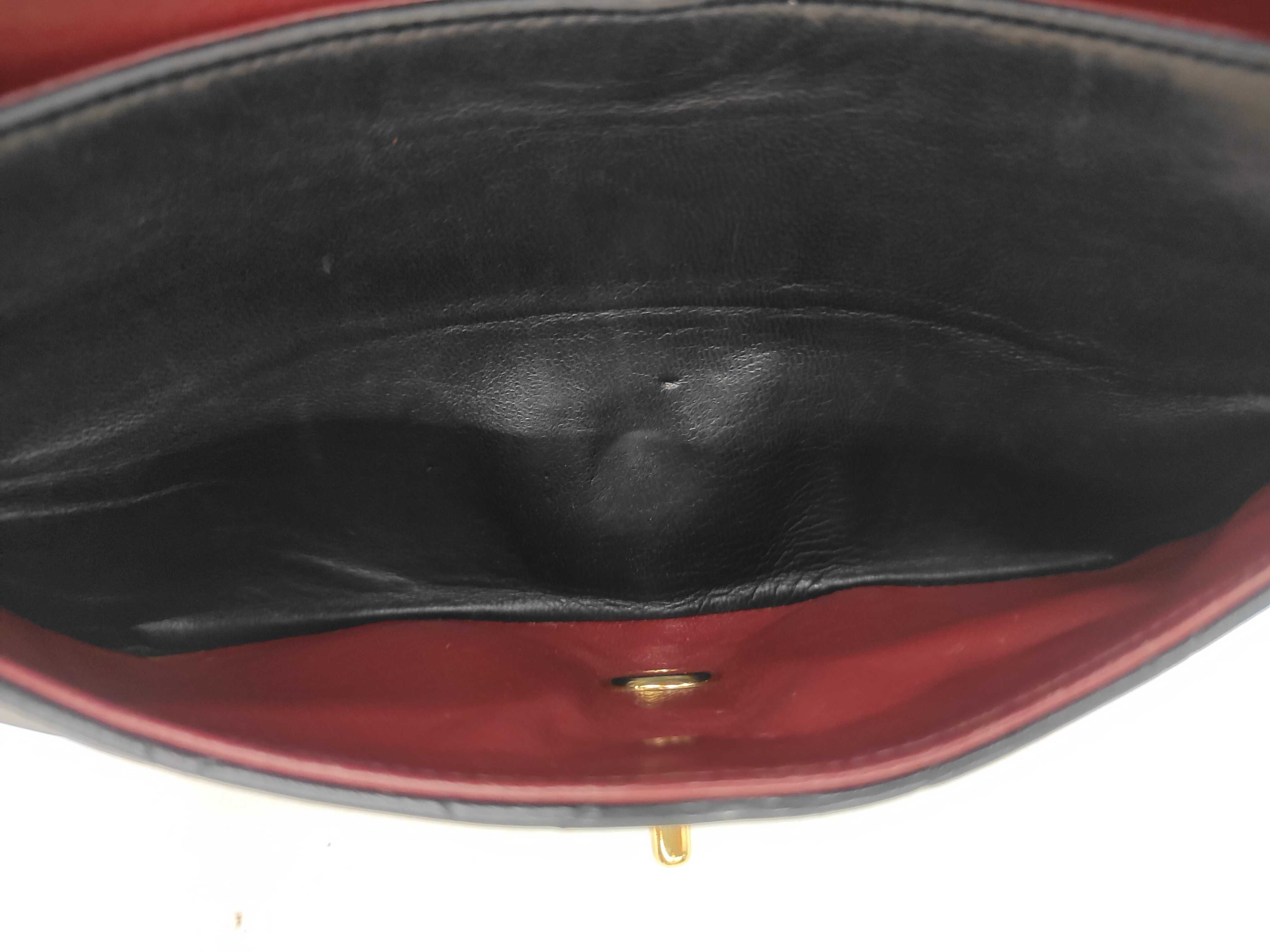 Matelassé Double Flap Shoulder Bag, Black, No. 3 — view 9