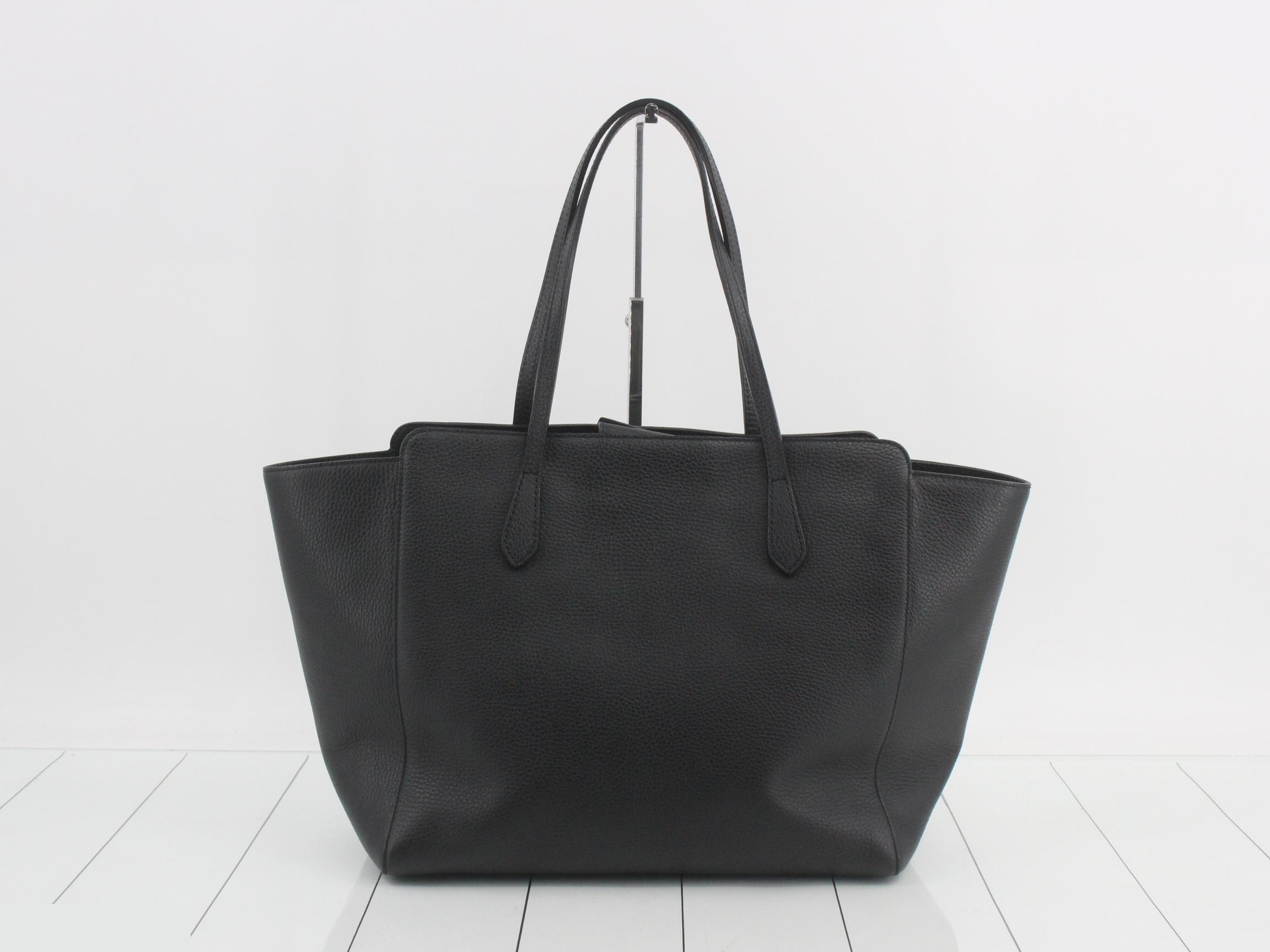 Leather tote bag — view 2