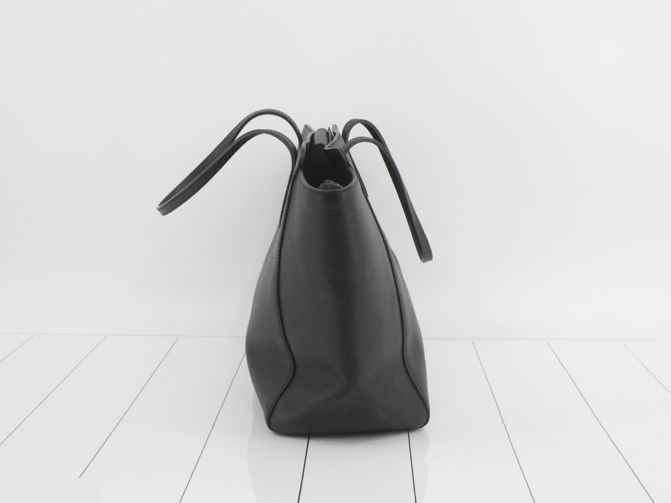 Leather tote bag — view 4