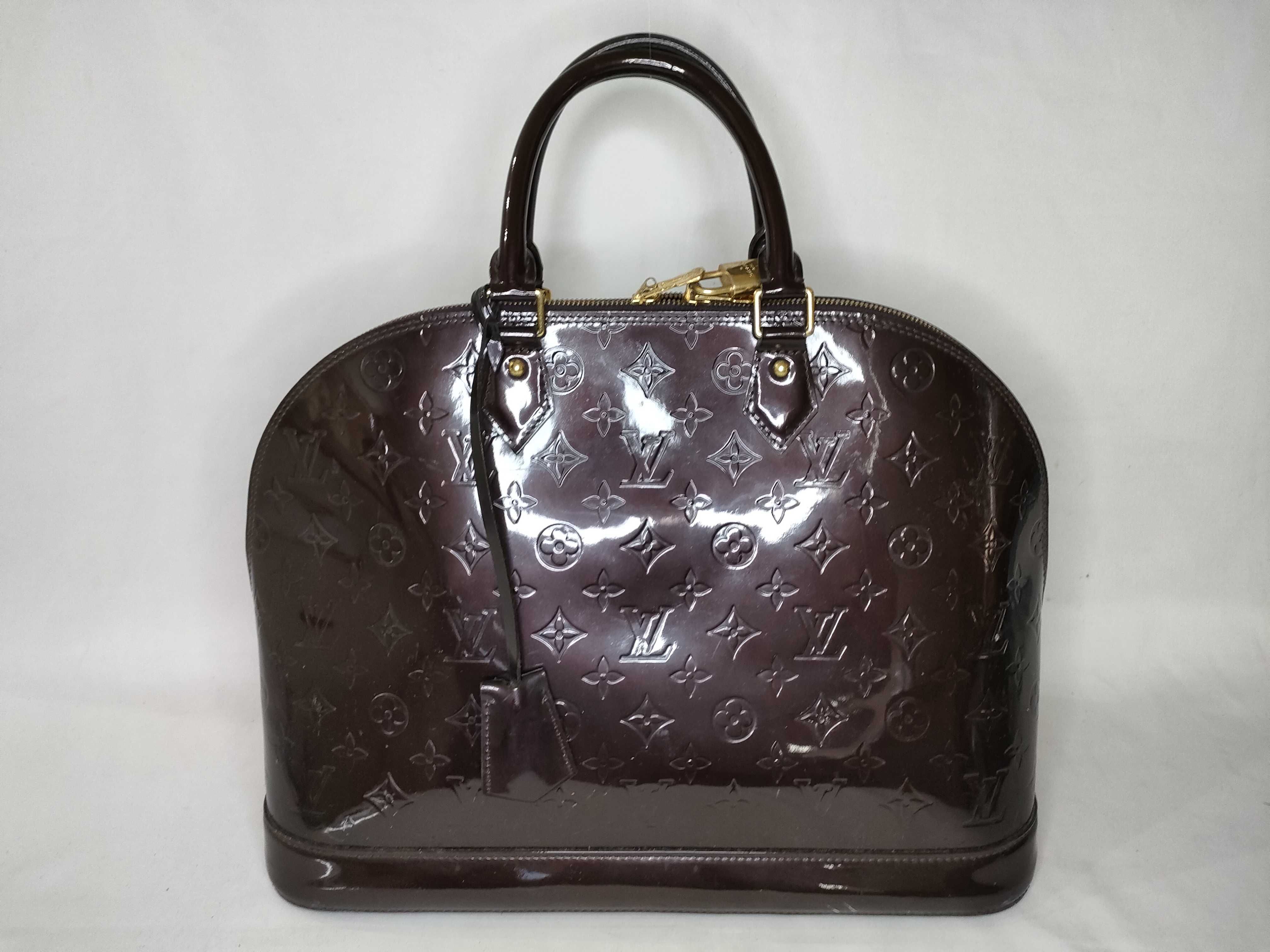 Vernis / Vernis / Alma MM / M90024 / Handbag / Enamel Handbag