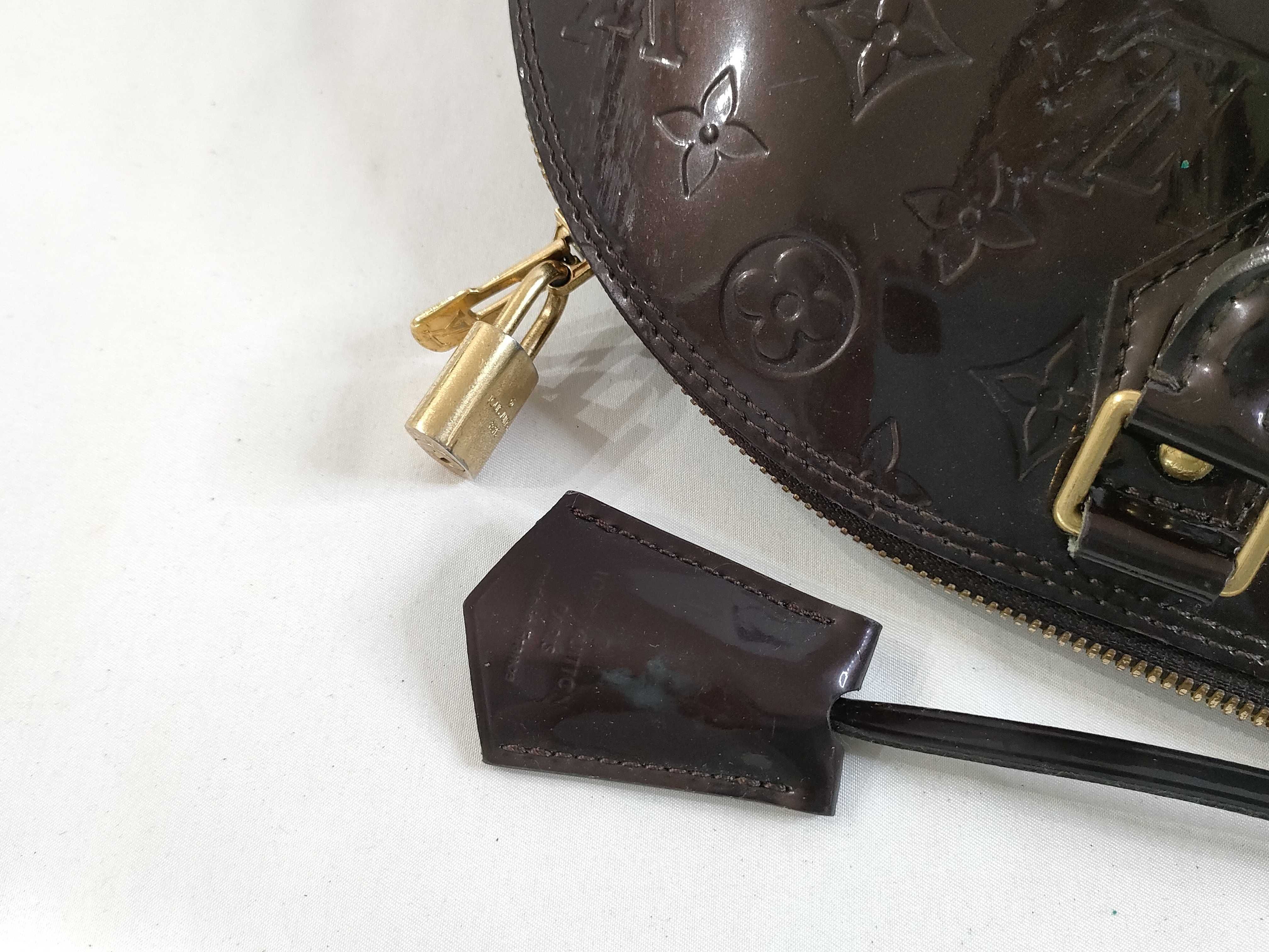 Vernis / Vernis / Alma MM / M90024 / Handbag / Enamel Handbag — view 14