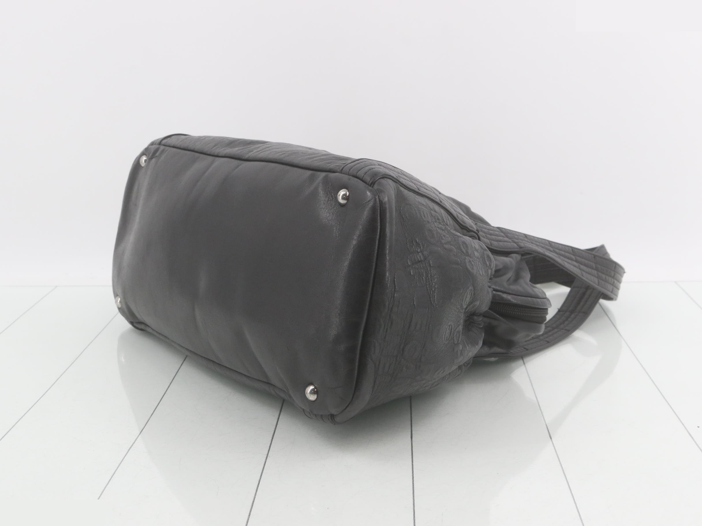 Unlimited Leather Semi-Shoulder Bag, Black — view 6