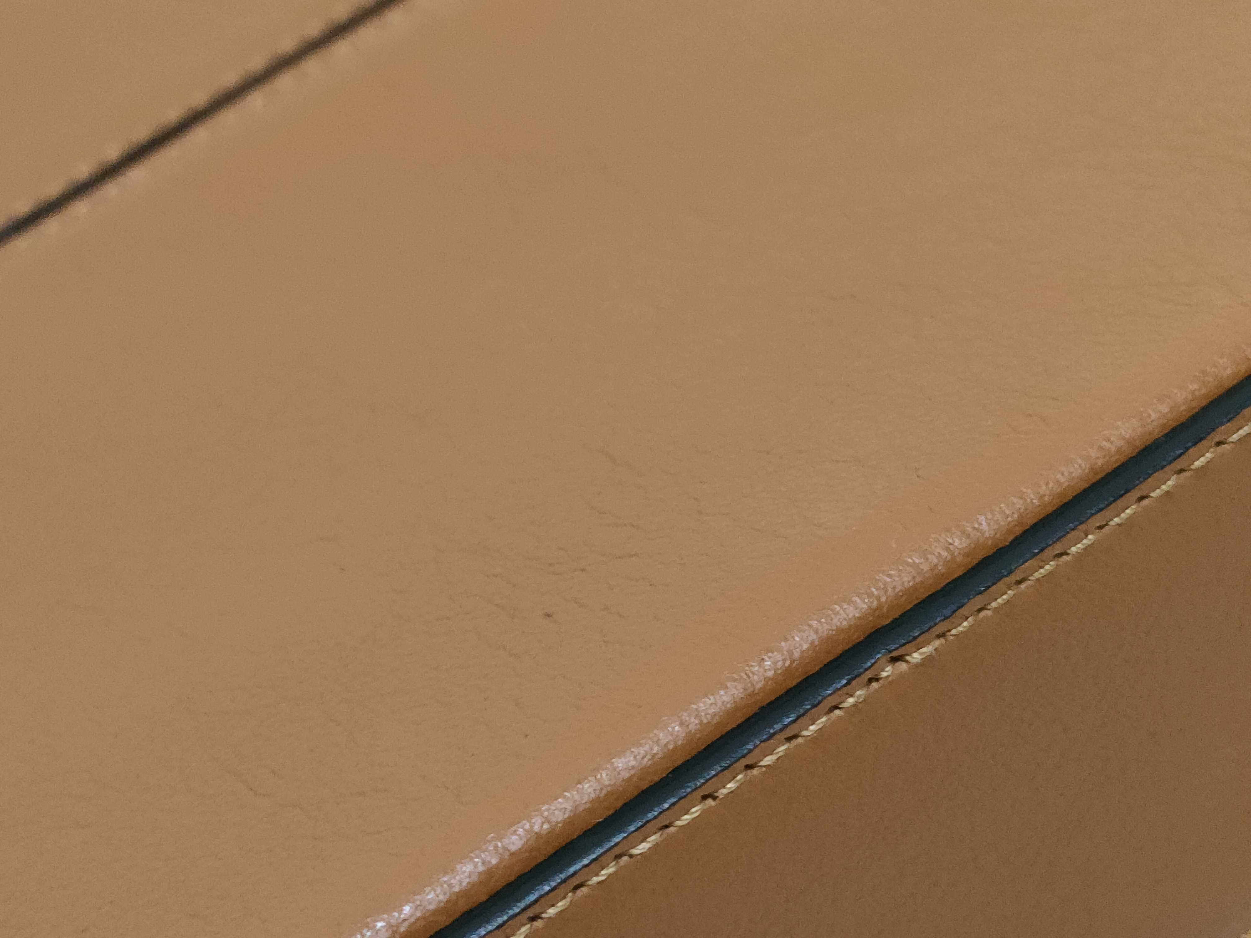 Puzzle Leather Shoulder Bag, Brown — view 15