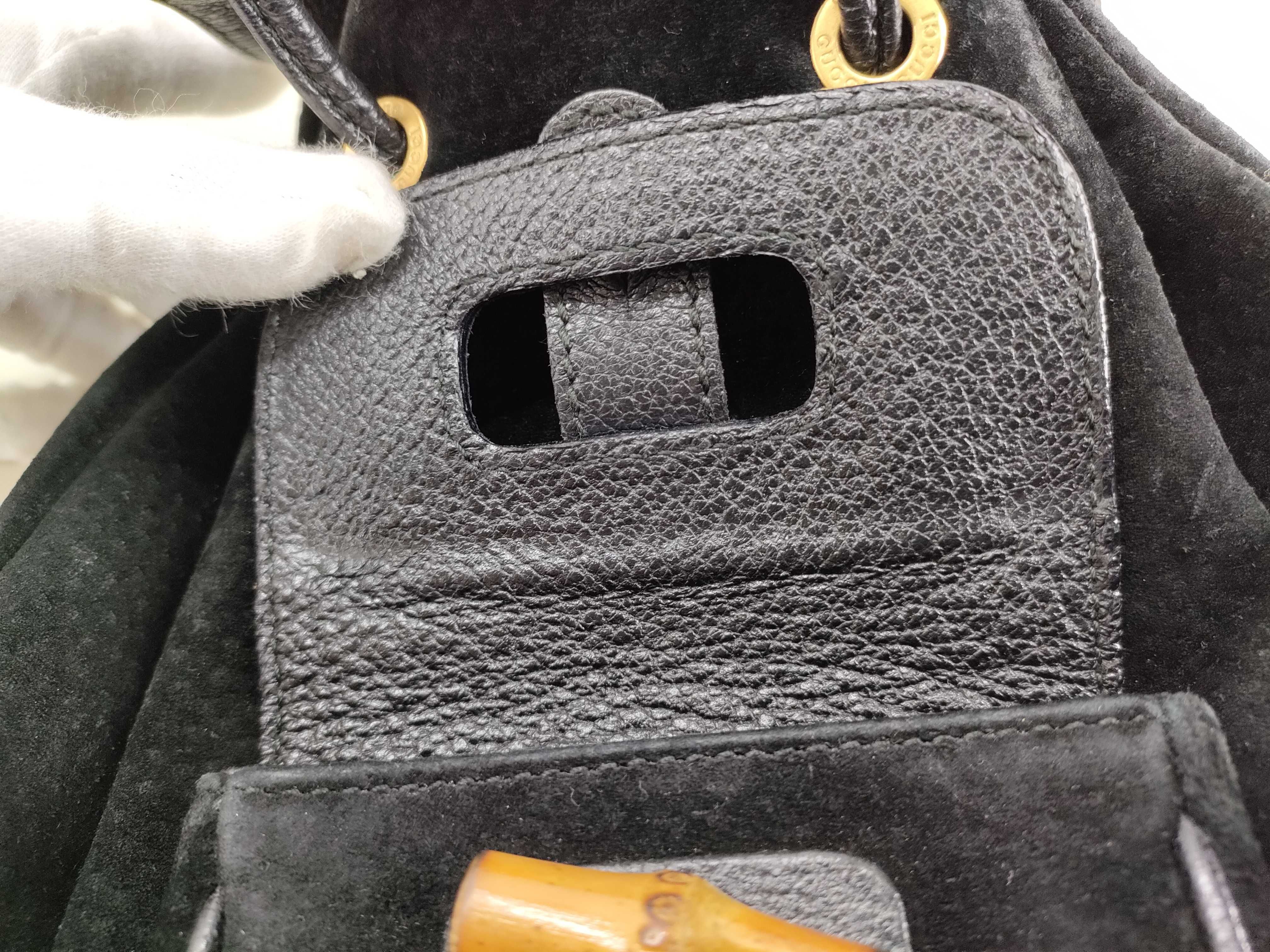 Bamboo Mini Backpack, Suede Leather, 003.1956.0030 Backpack — view 15