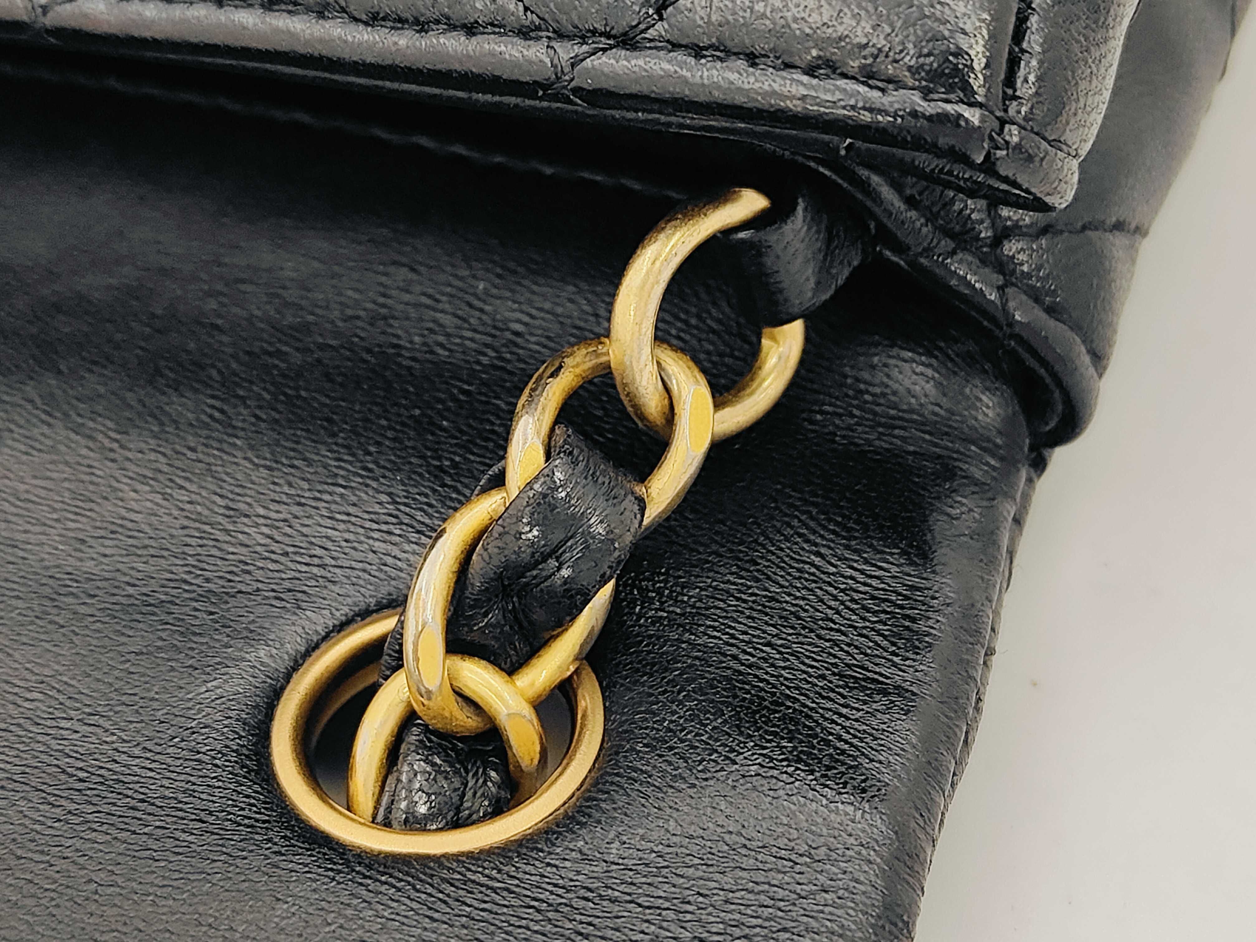 CF Miney Chain Bag Black Gold Button Shoulder Bag — view 5