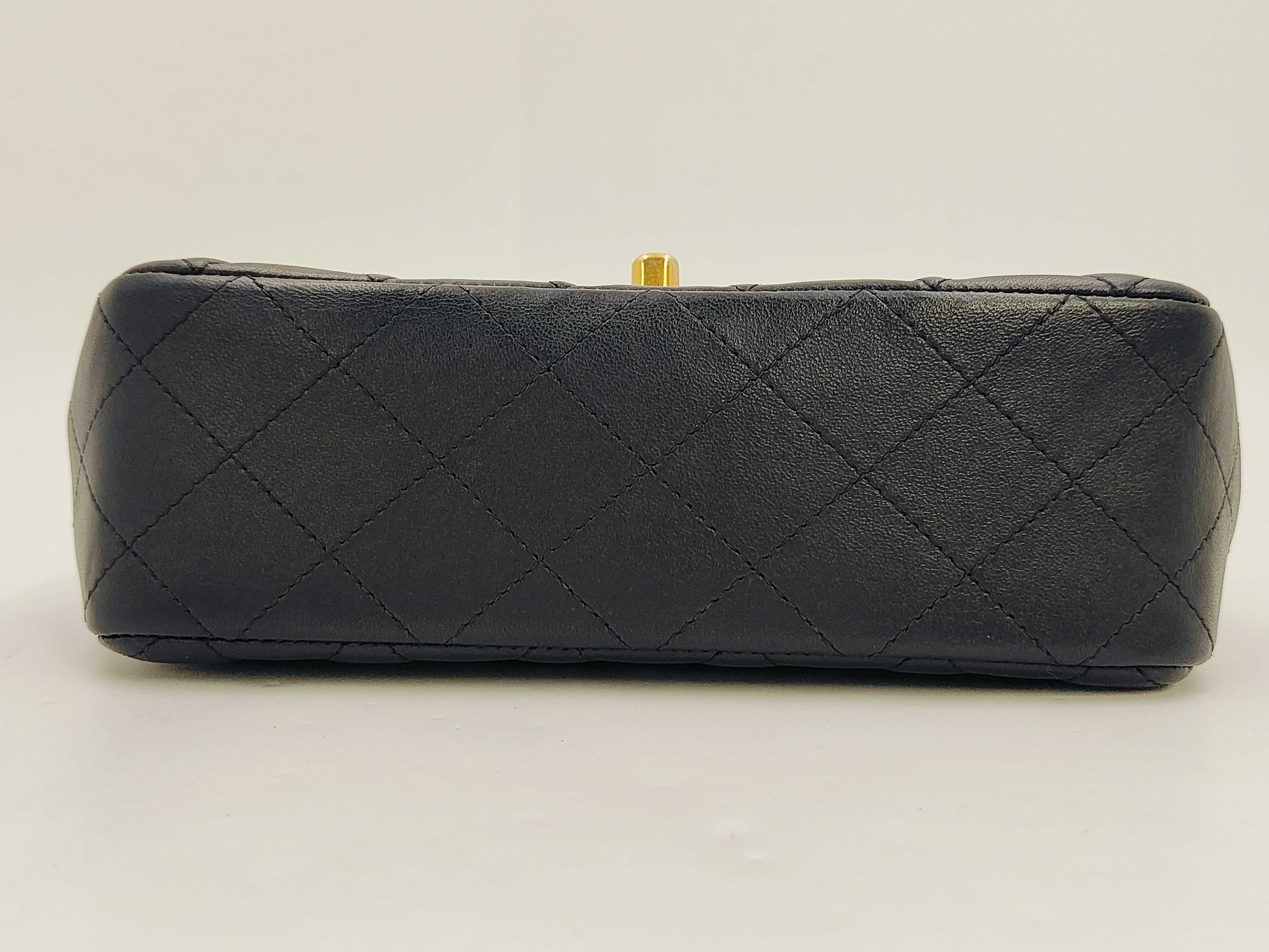 CF Miney Chain Bag Black Gold Button Shoulder Bag — view 6
