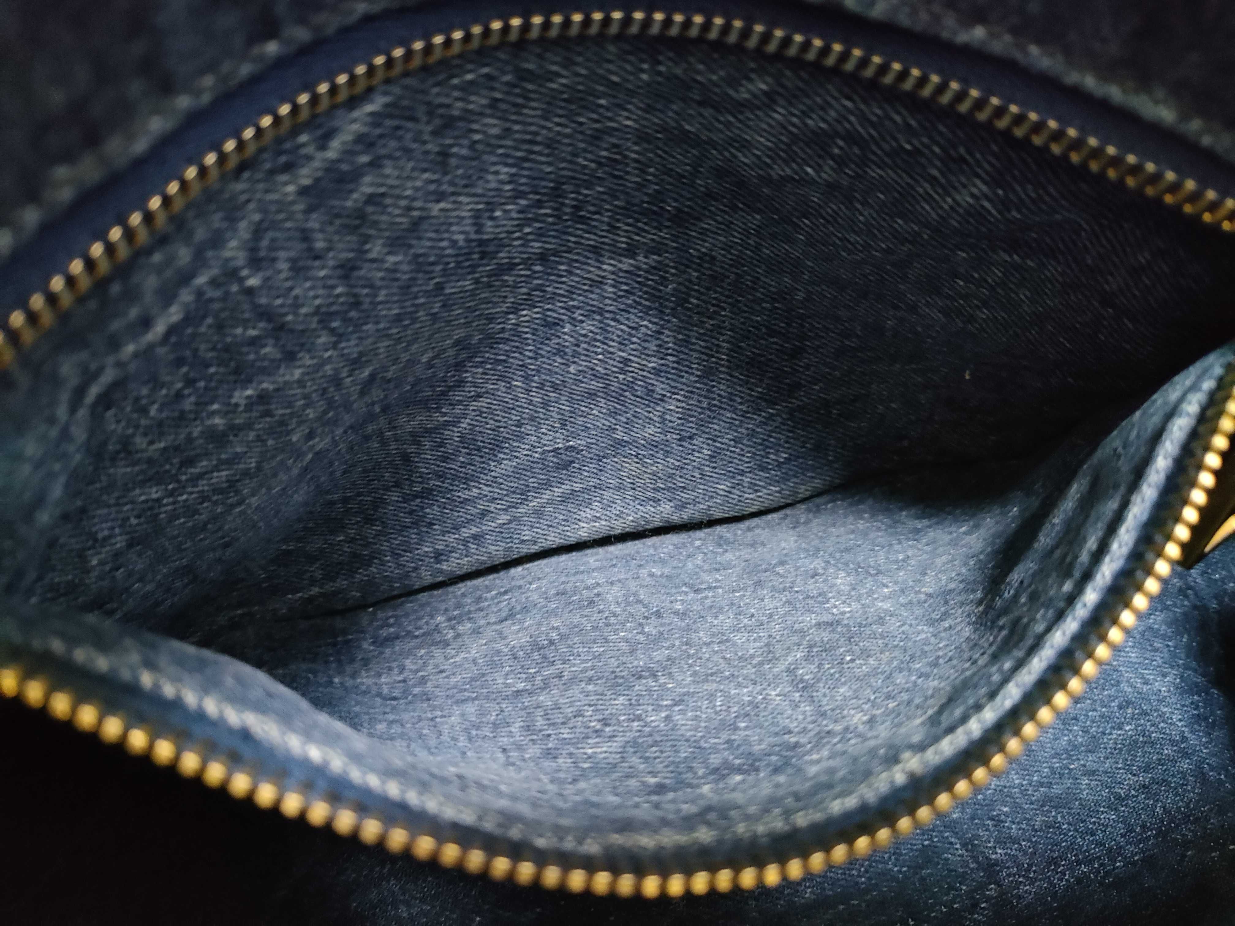 Canapa Denim Indigo Tote Bag Handbag with Dust Bag — view 12