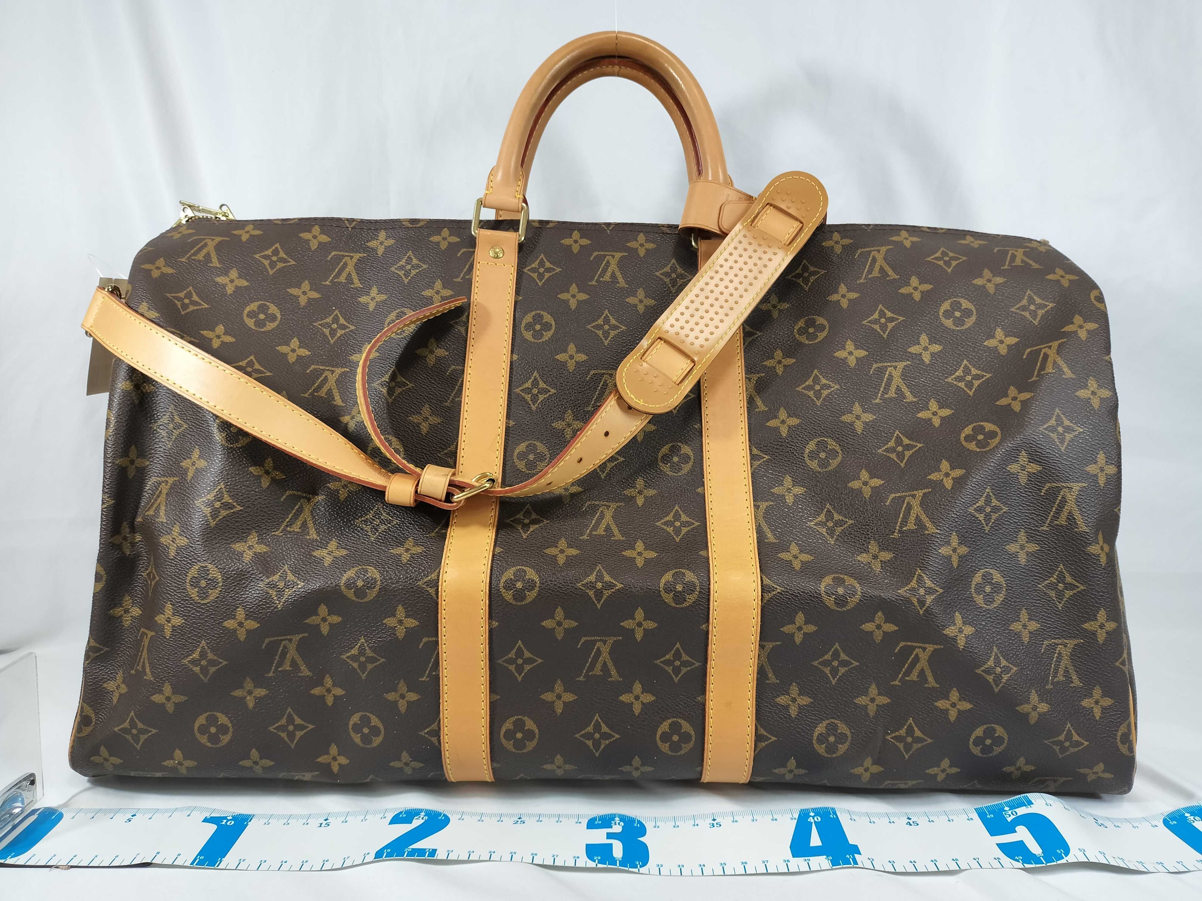 Monogram M41414 Keepall Bandoulière 55 Boston Bag — view 2