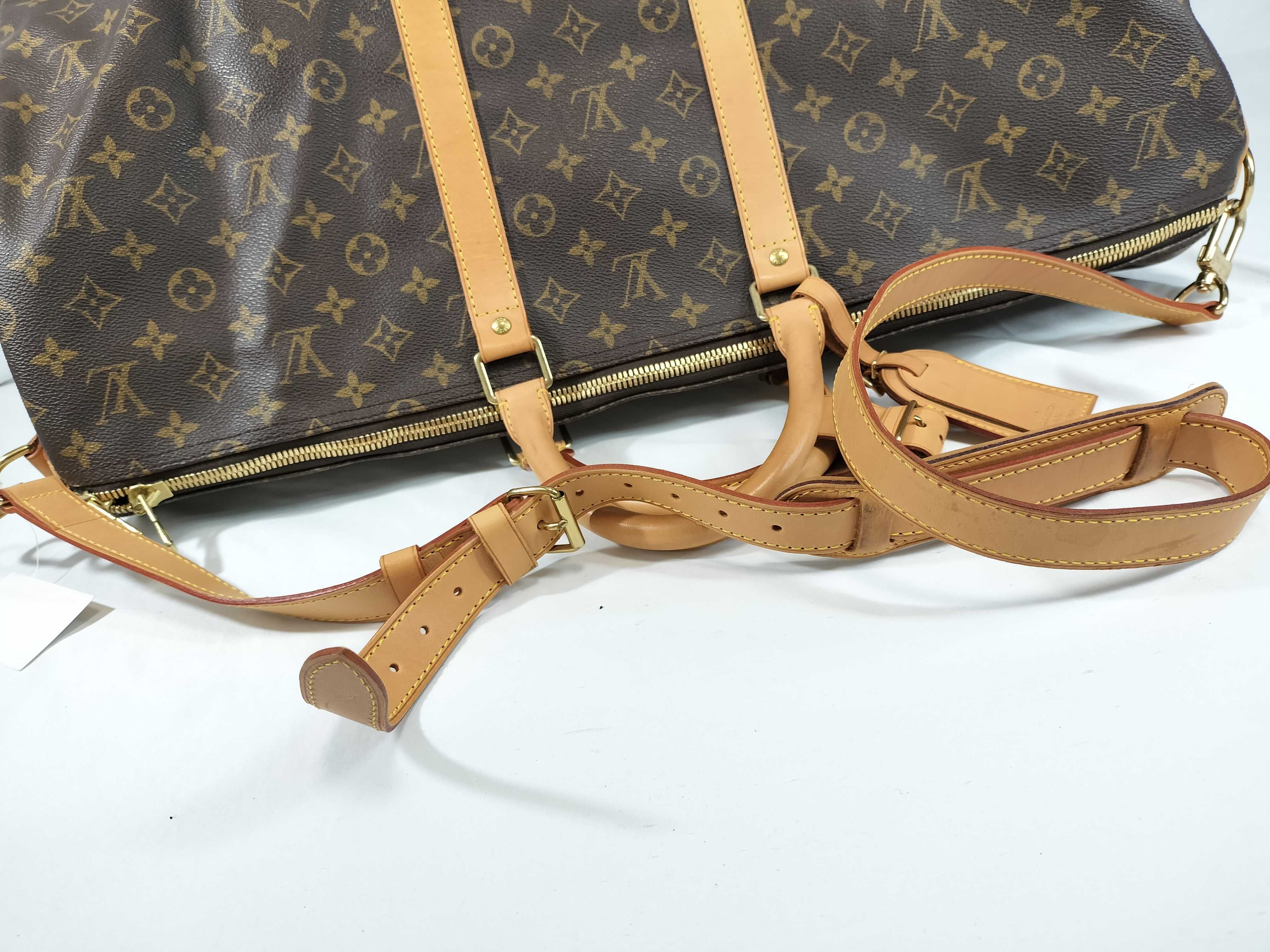 Monogram M41414 Keepall Bandoulière 55 Boston Bag — view 5
