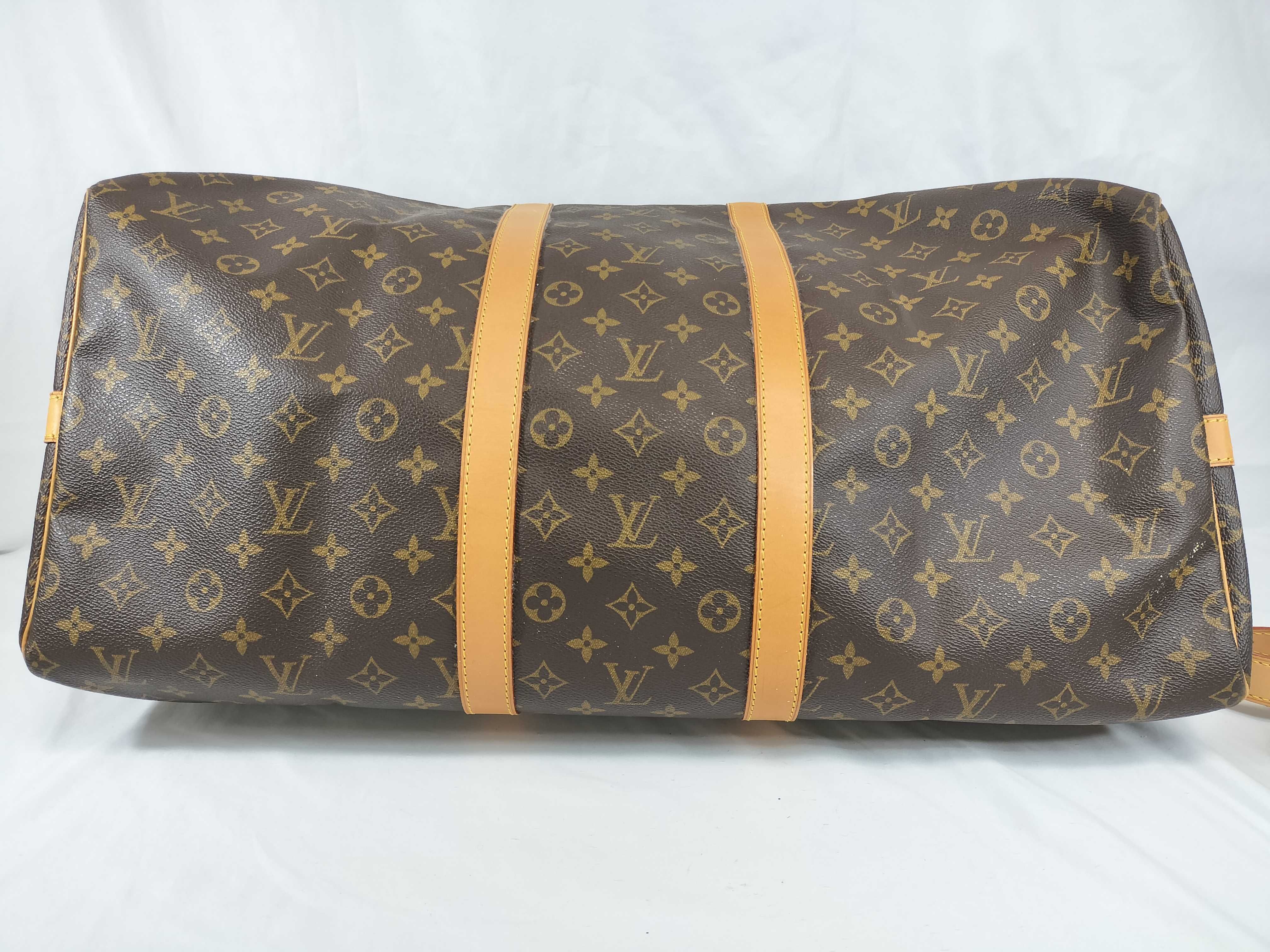 Monogram M41414 Keepall Bandoulière 55 Boston Bag — view 9