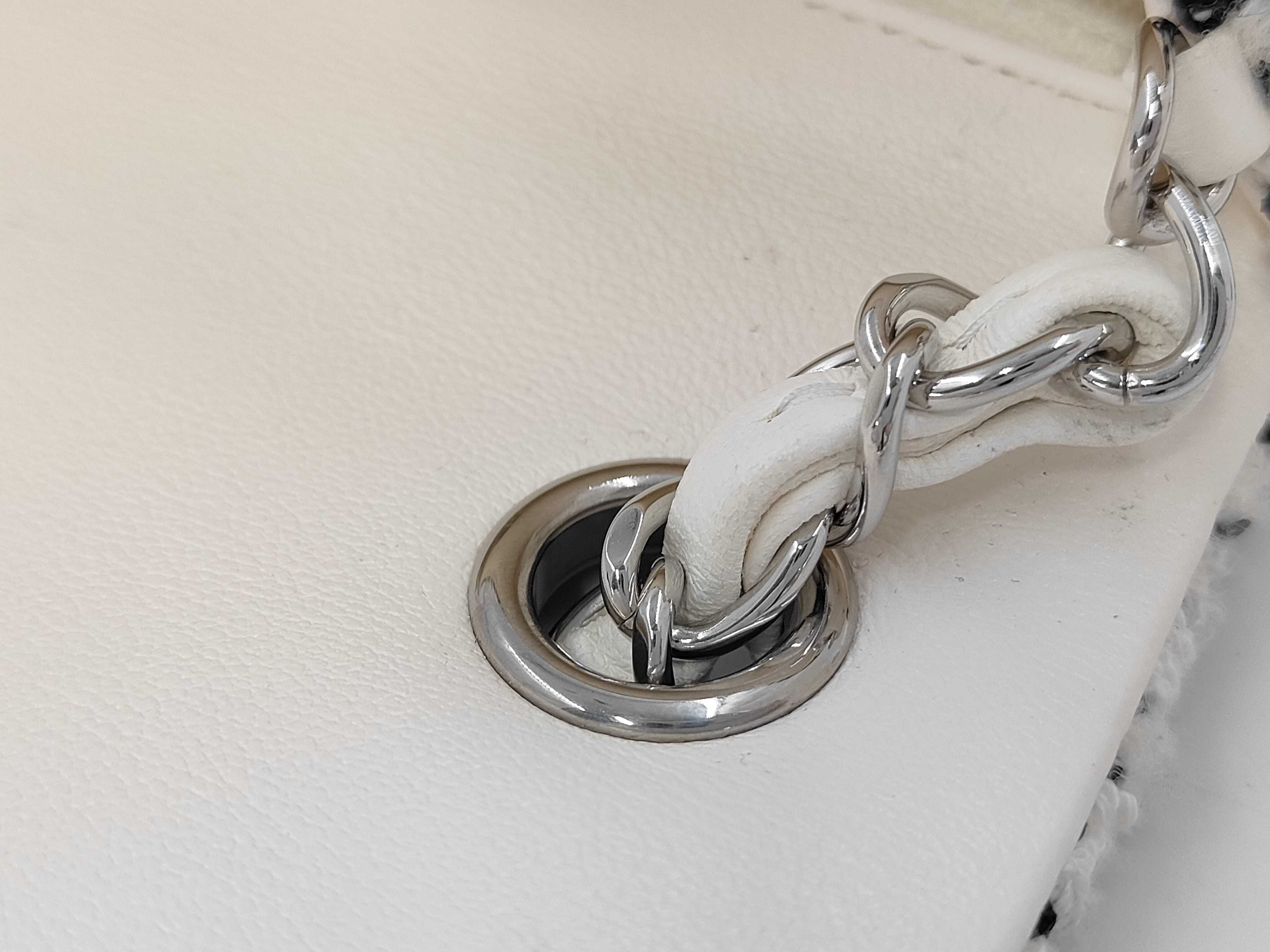 Mini Mat Tweed Black White SS Shoulder Bag — view 10