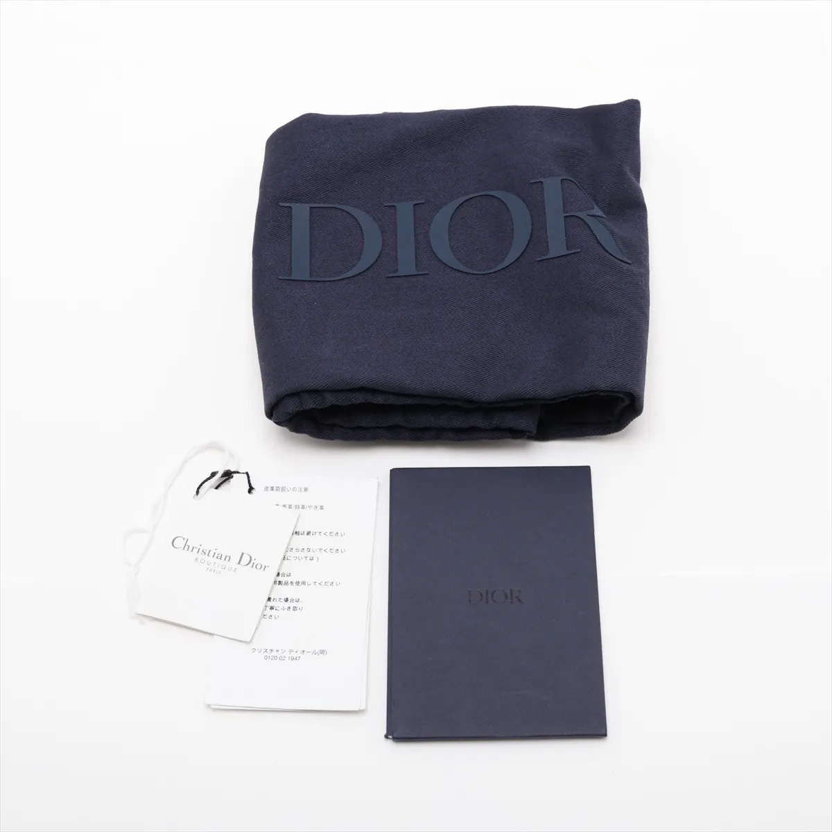 Oblique Scarab Canvas x Leather Body Bag, Navy x Black — view 10