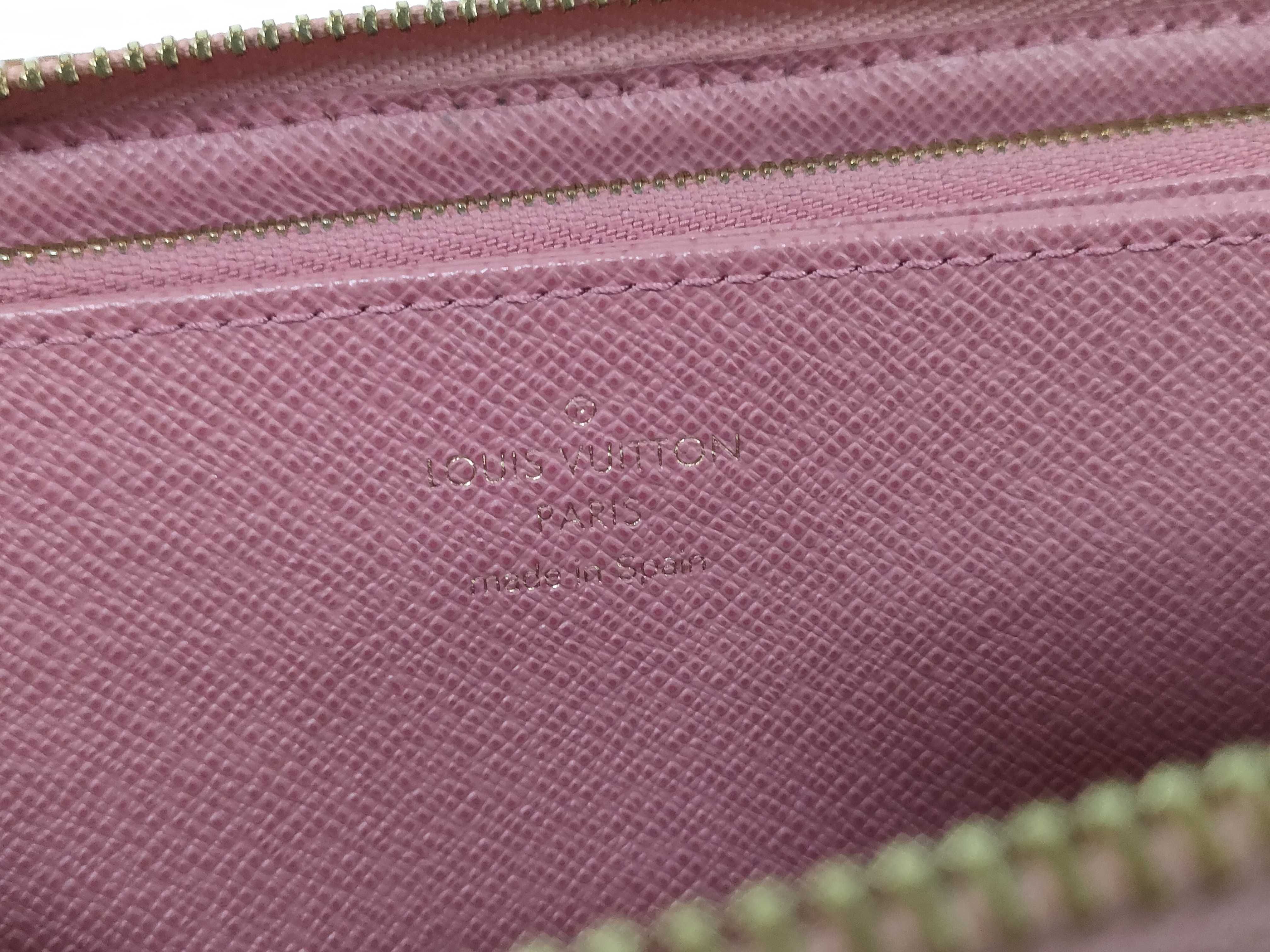 Jacquard Denim Zippy IC Pink Gold Hardware Wallet — view 13