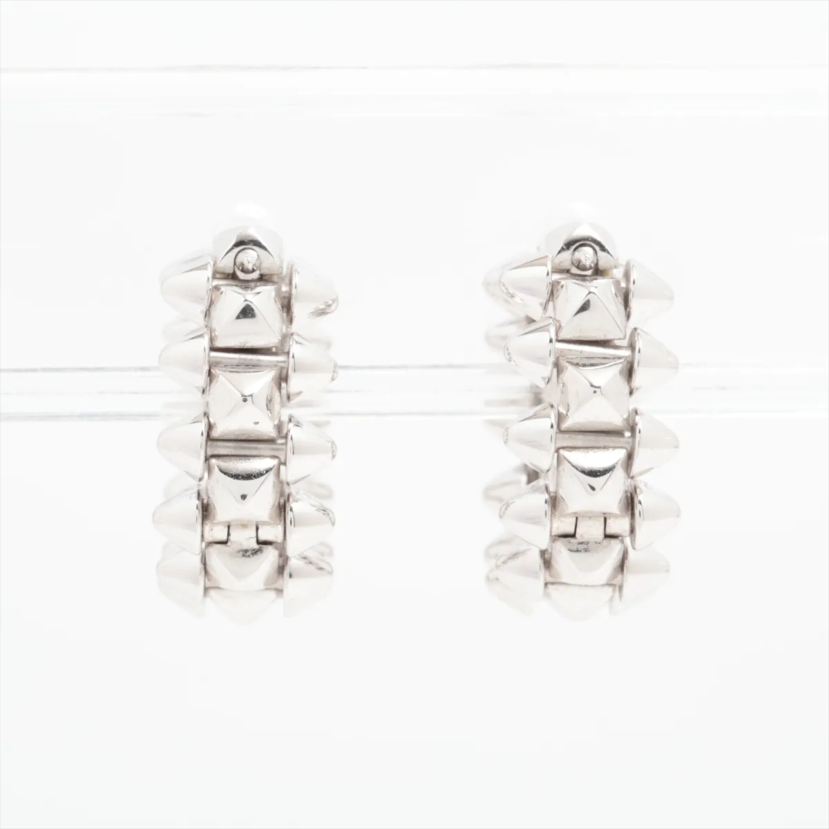 Clash de Cartier Earrings, 750 (WG), 8.8g, 297FRY, Metal Crack — view 3
