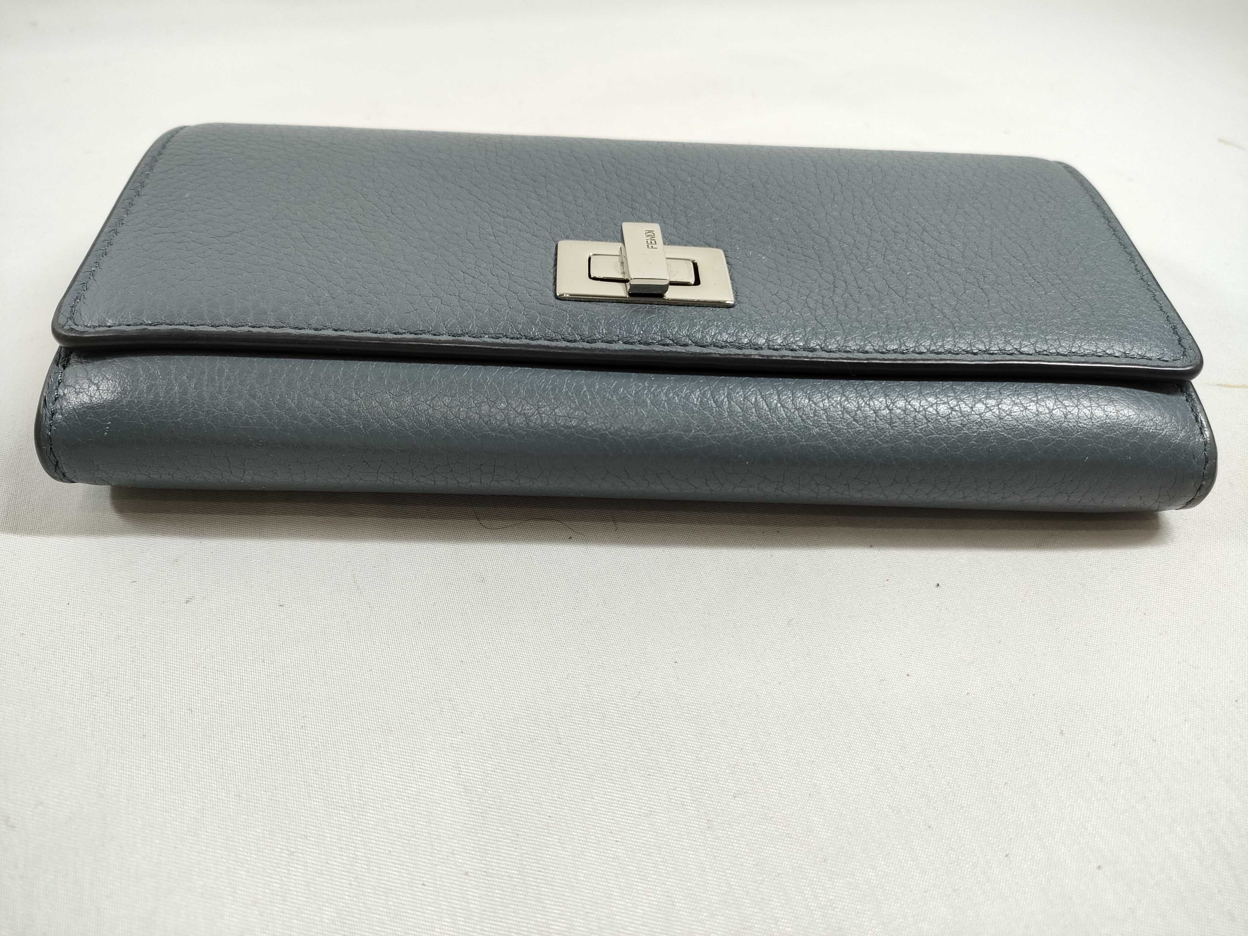 Peekaboo Turnlock Leather Wallet — view 4
