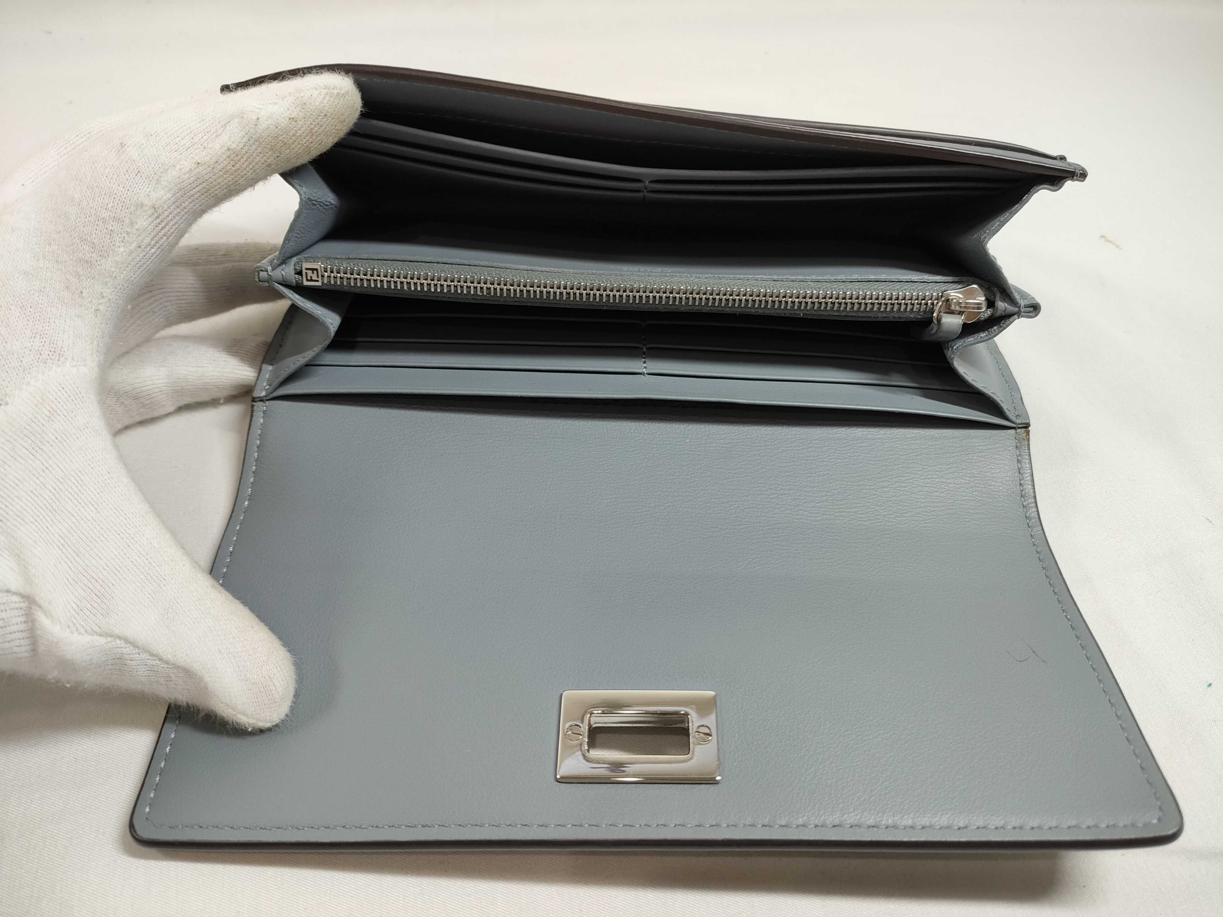 Peekaboo Turnlock Leather Wallet — view 7