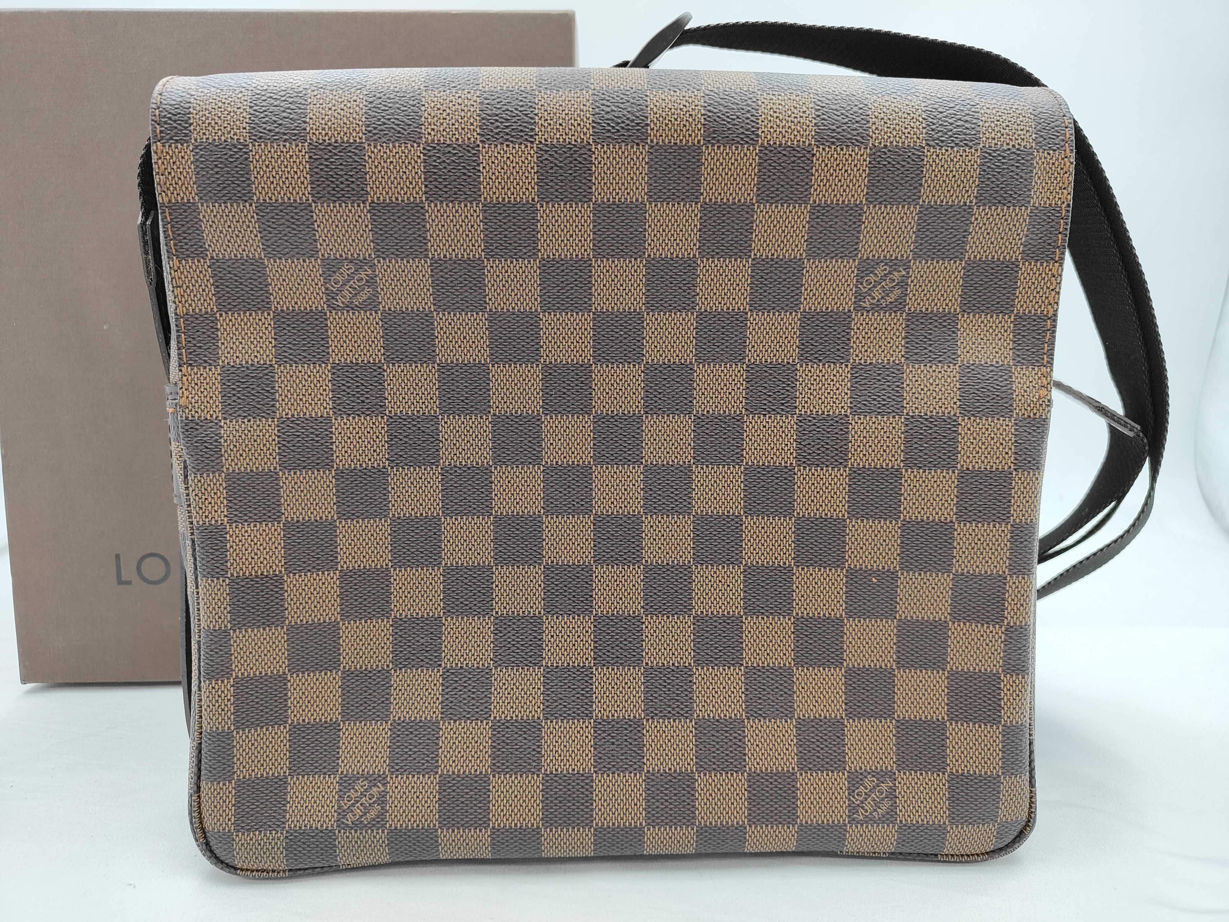LV Naviglio N45255 Damier Shoulder Bag