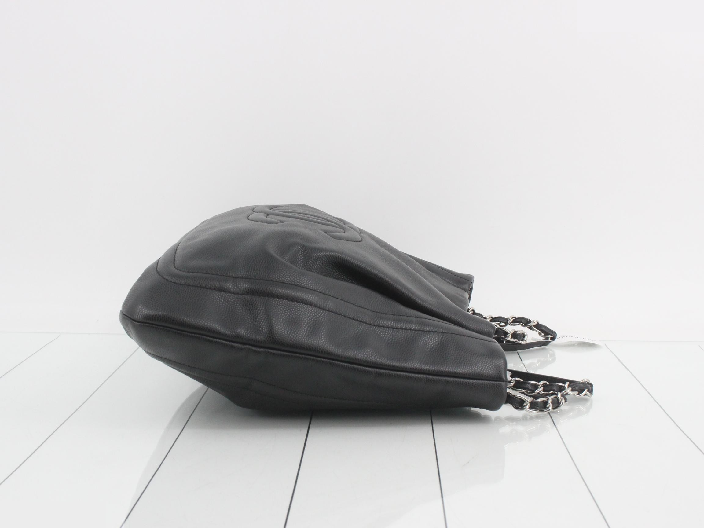 Caviar leather Coco Mark chain semi-shoulder bag — view 3