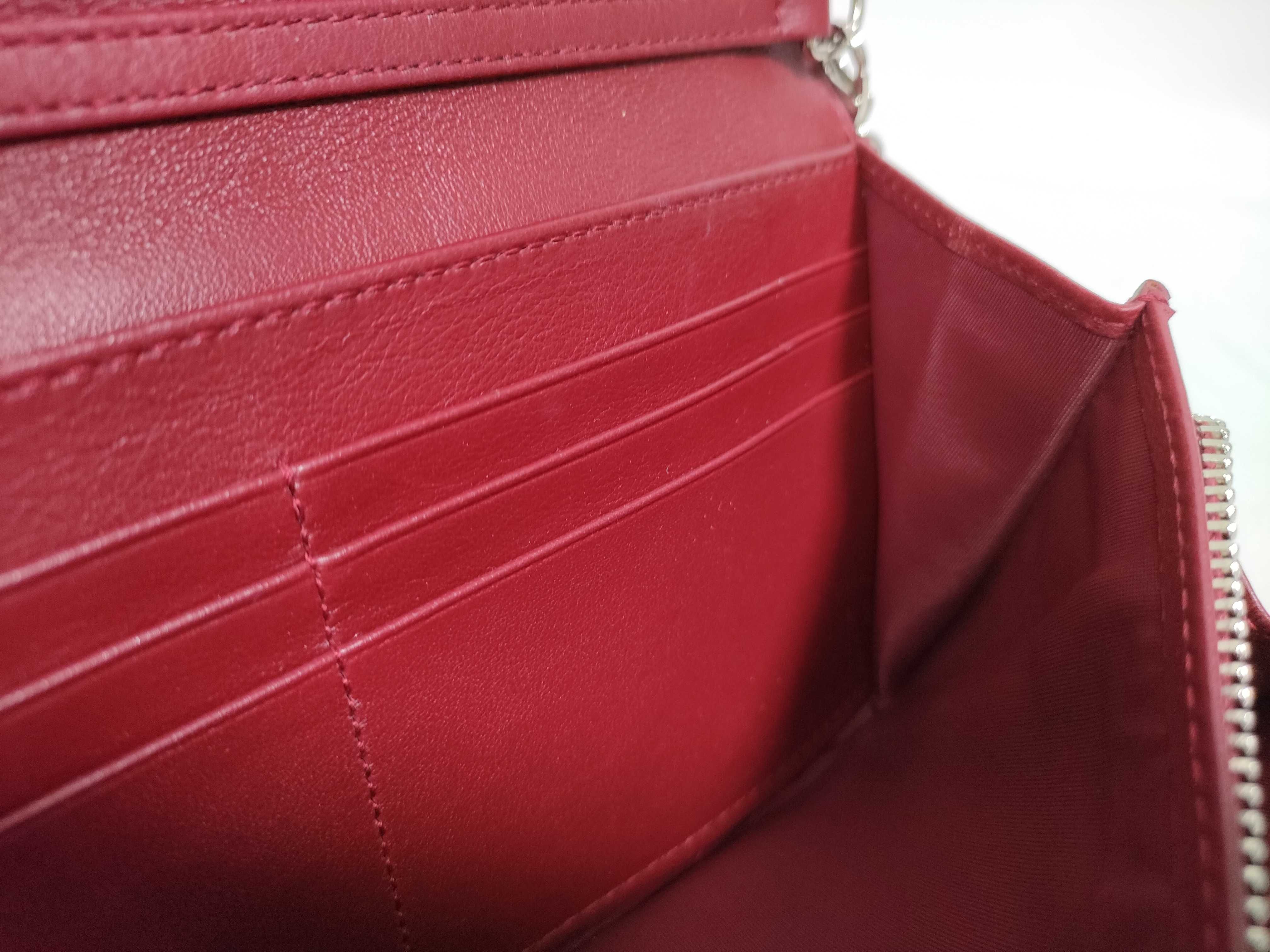 Red Enamel Chain Wallet — view 12