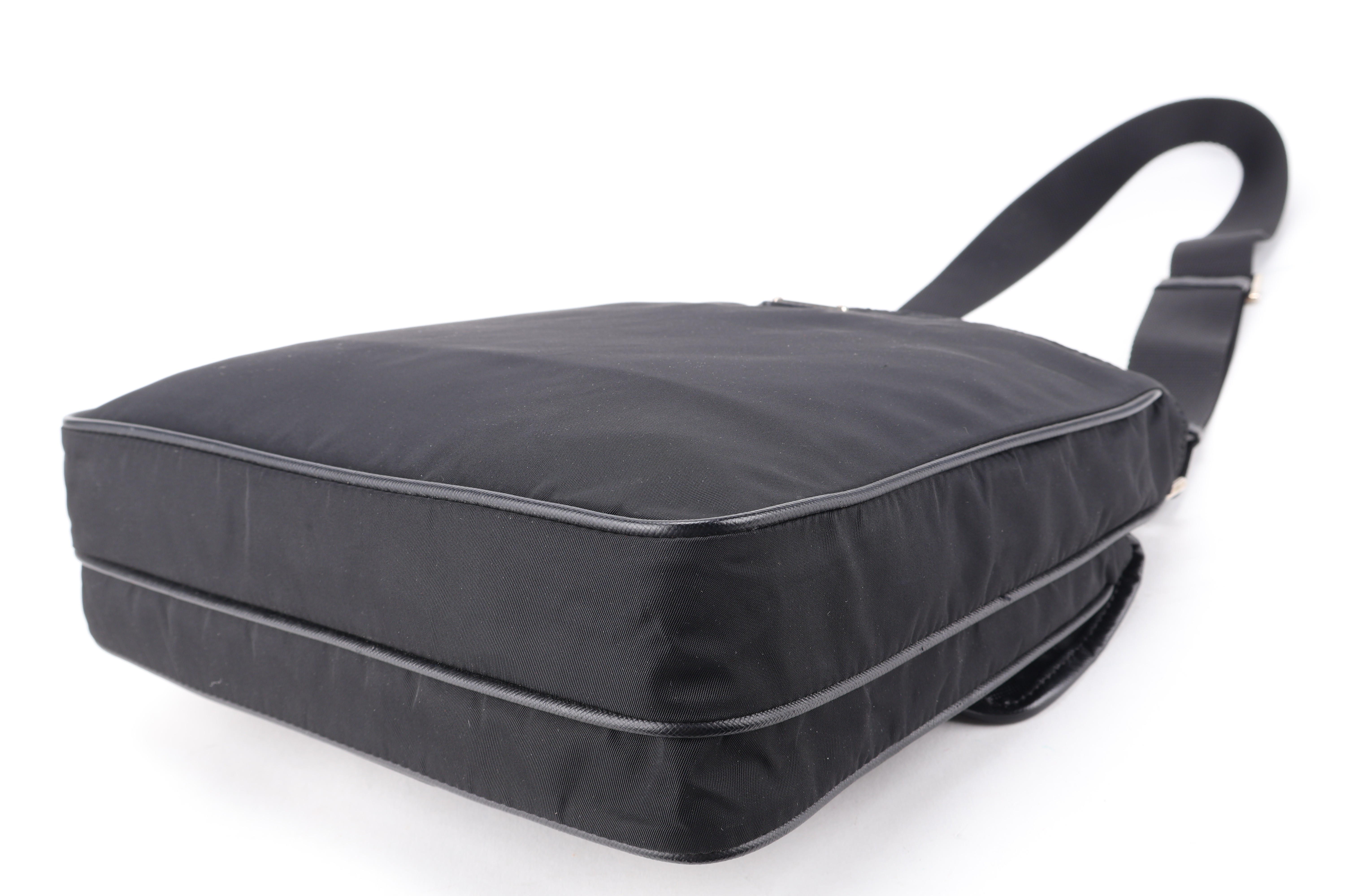 SHOULDER BAG BLACK TESSUTO SHW — view 4