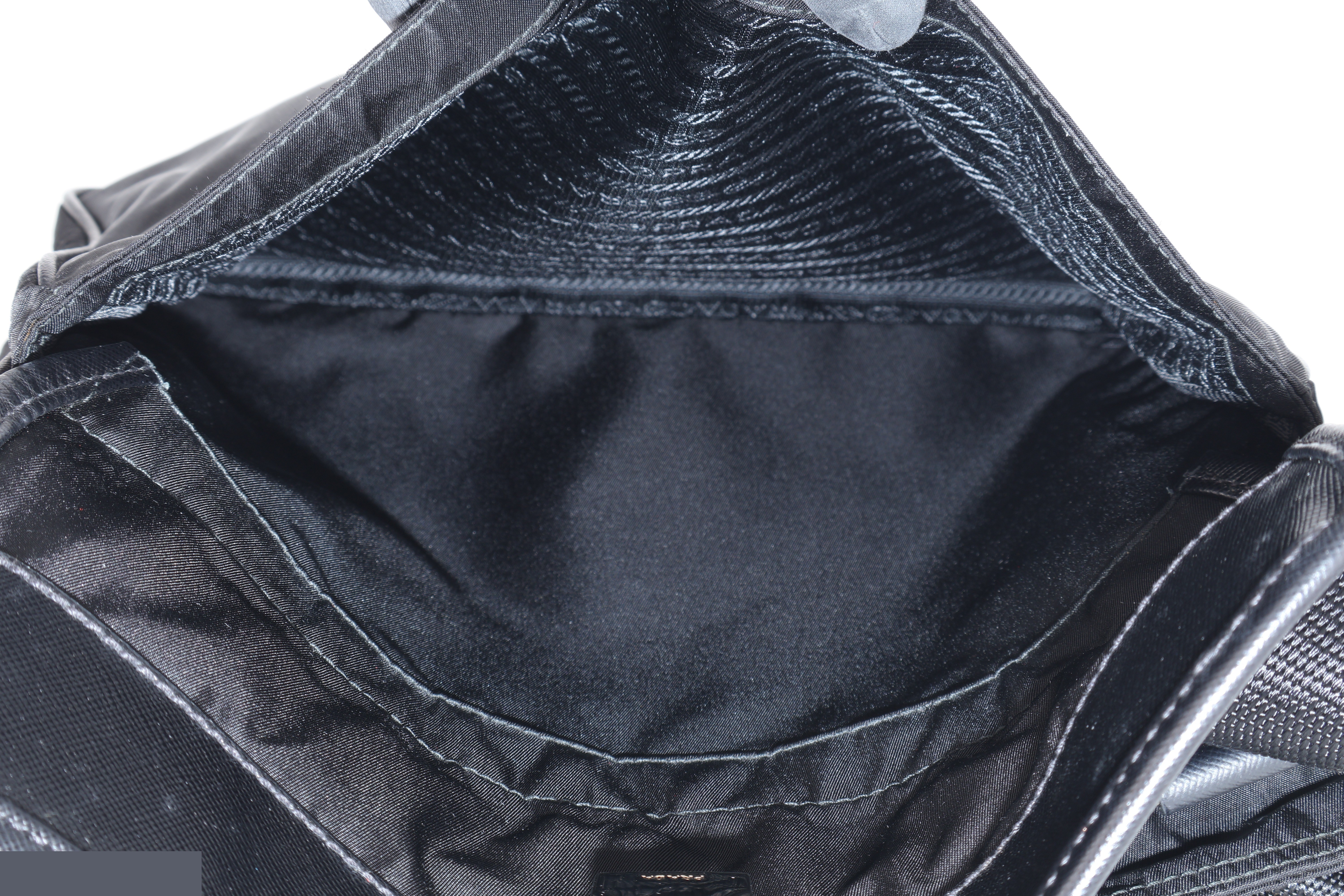 SHOULDER BAG BLACK TESSUTO SHW — view 5