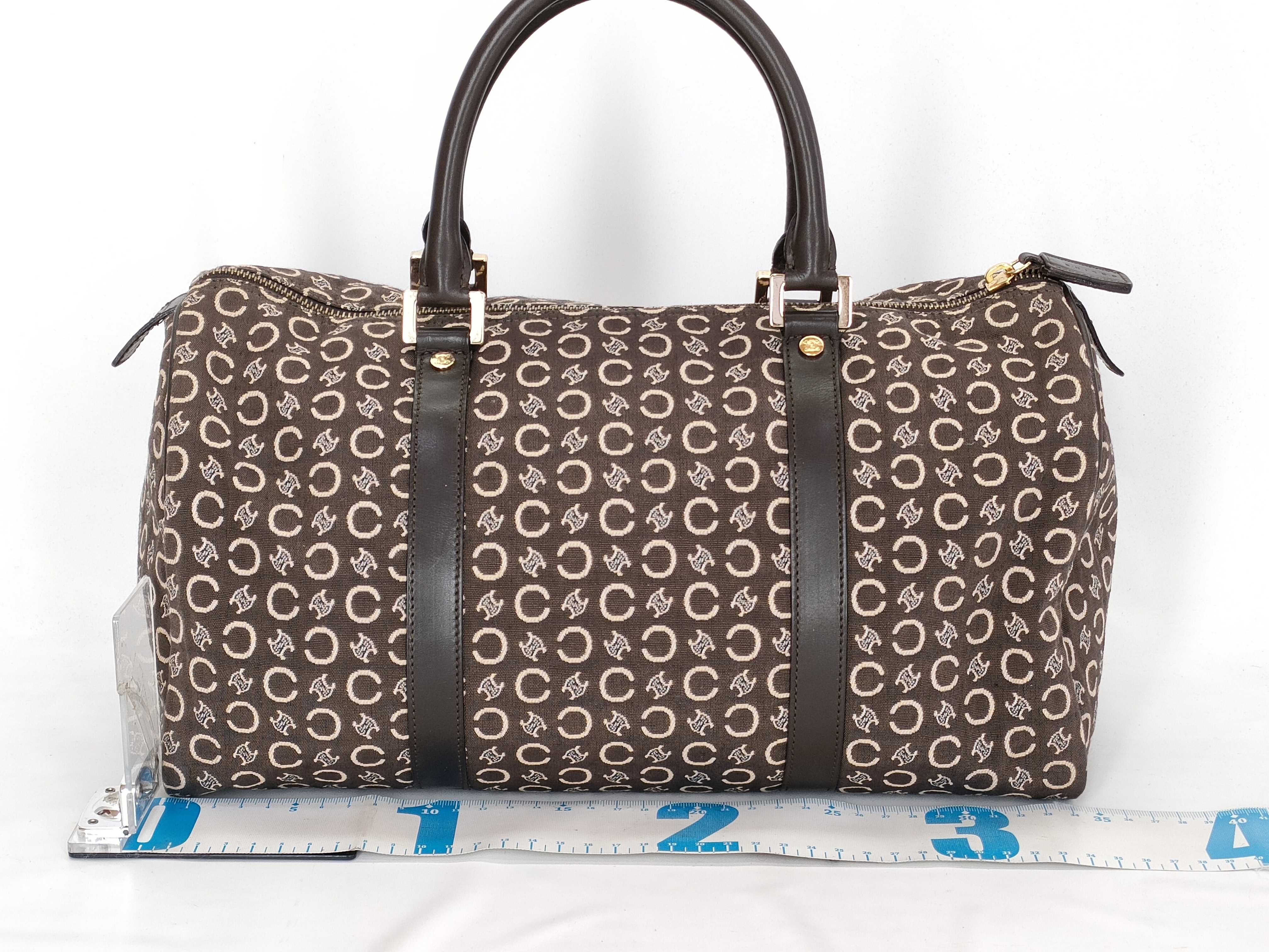 Boston bag, canvas, brown. — view 2