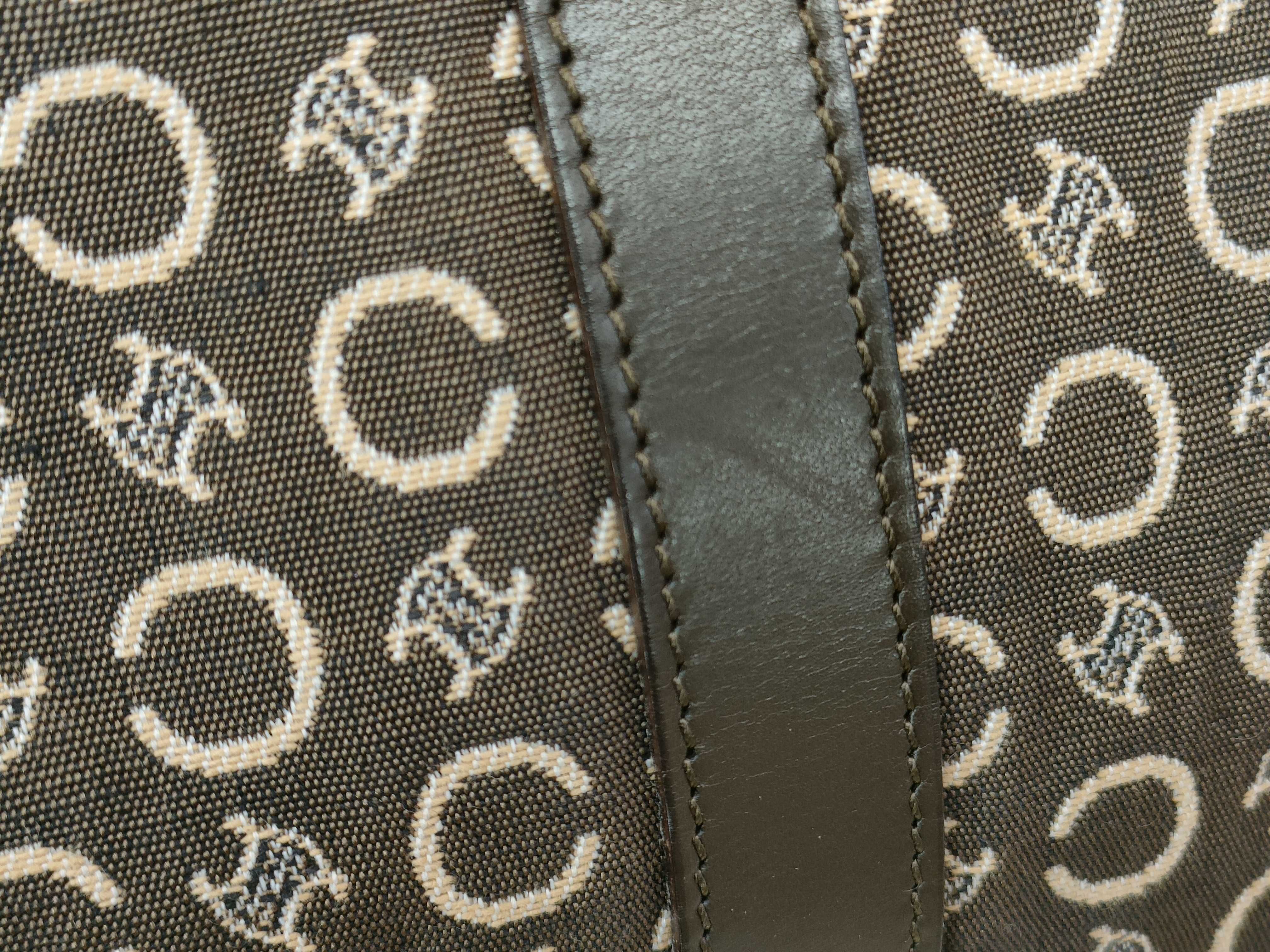 Boston bag, canvas, brown. — view 13