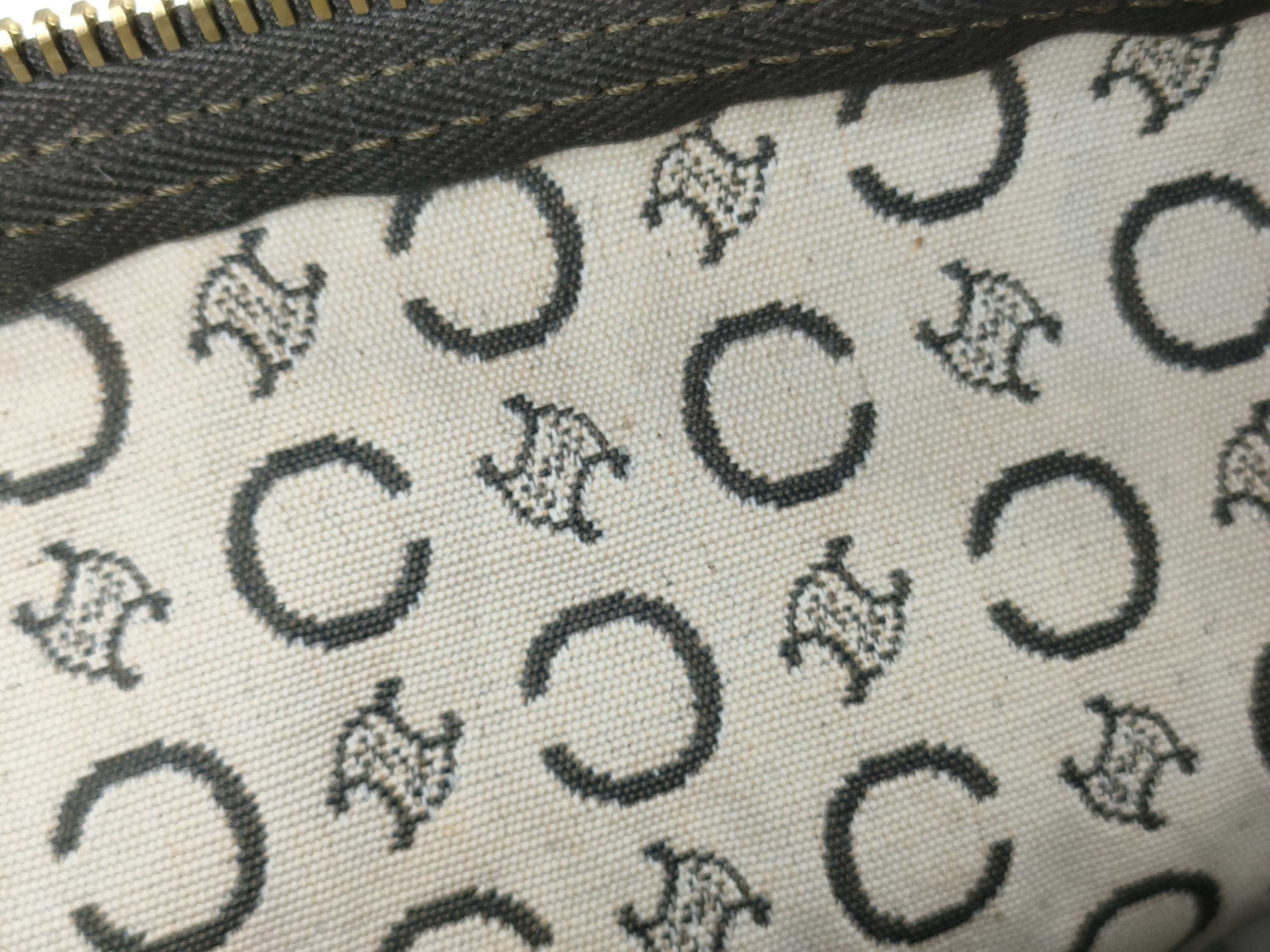 Boston bag, canvas, brown. — view 15