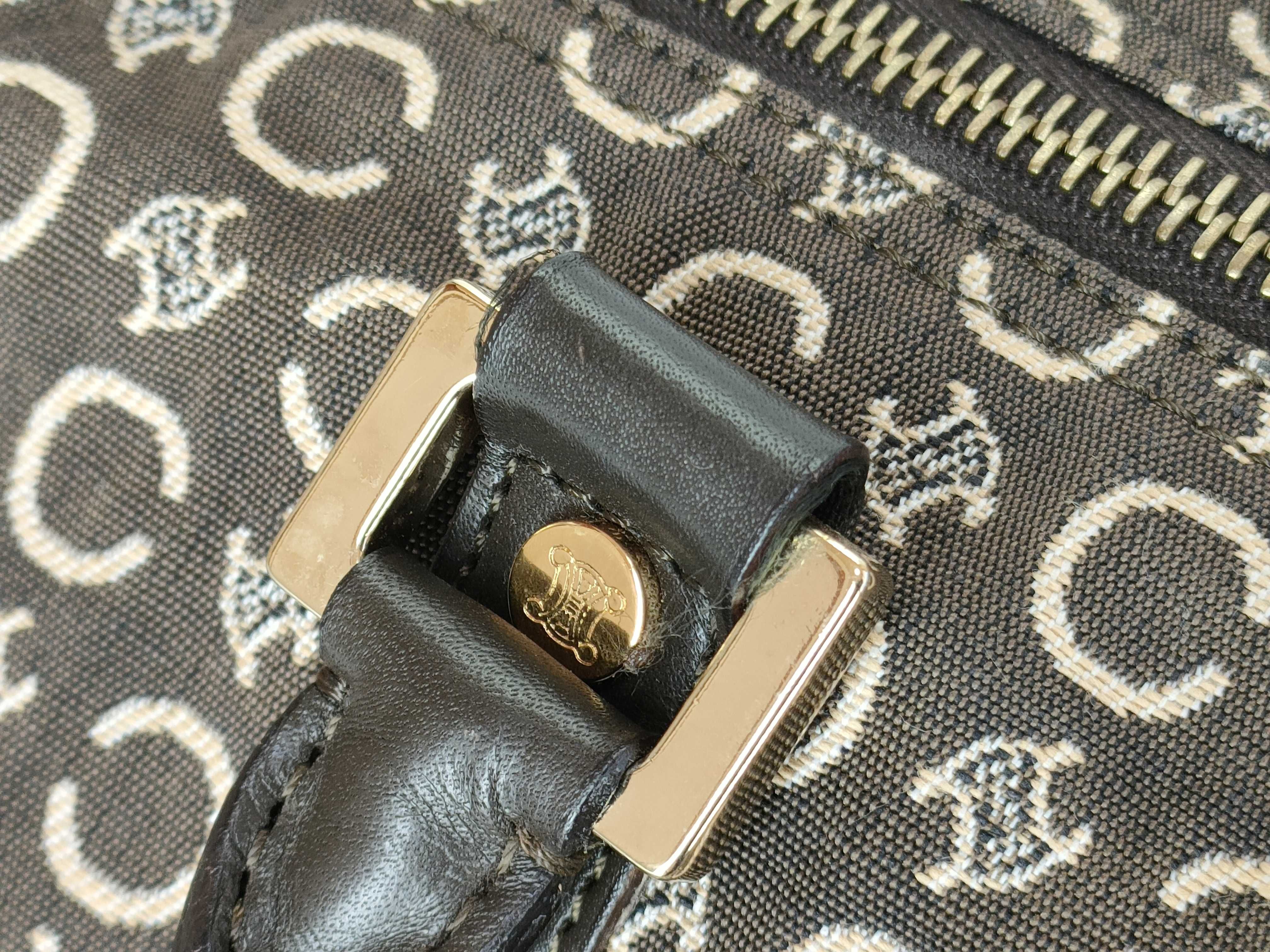 Boston bag, canvas, brown. — view 5