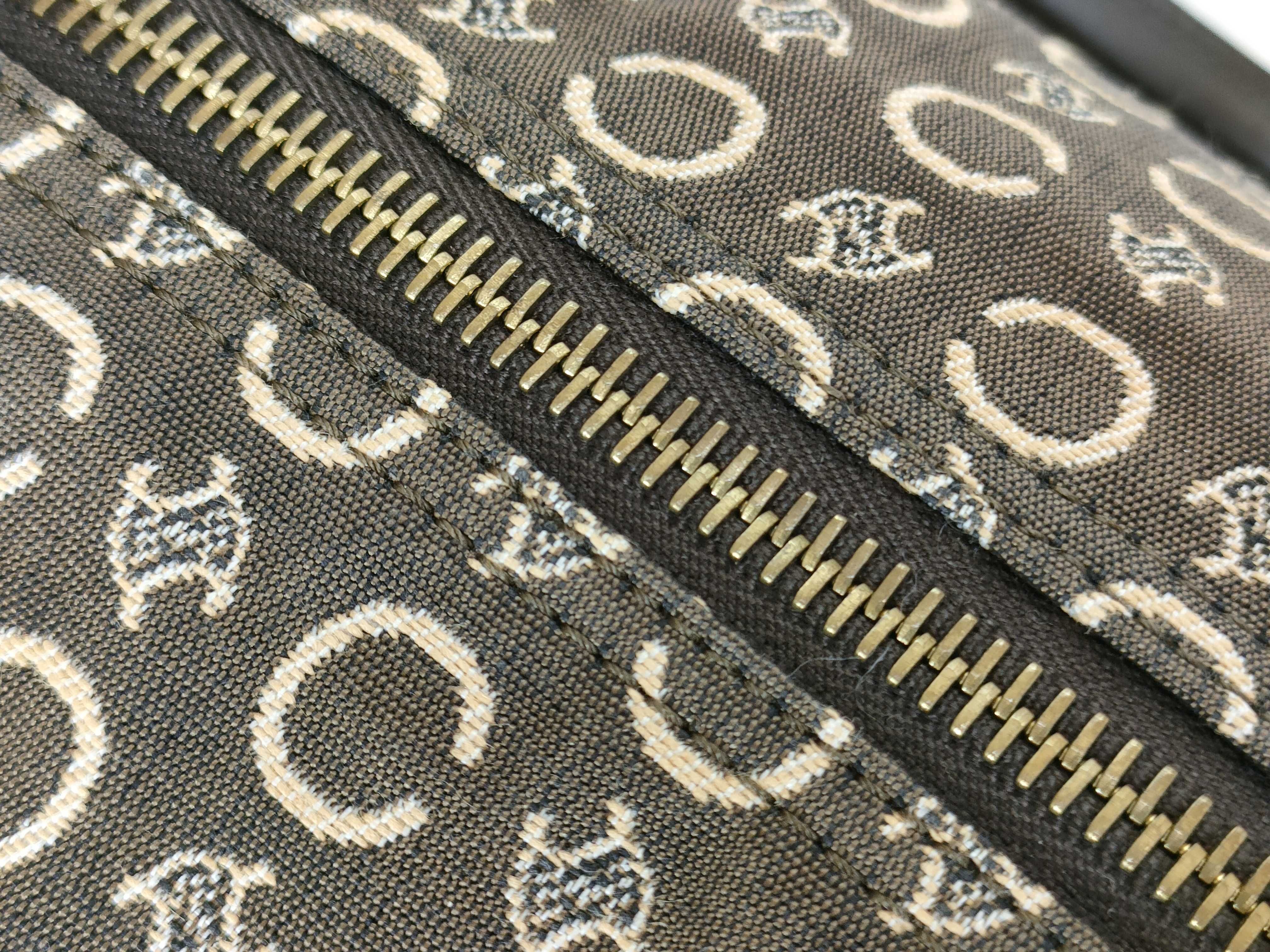Boston bag, canvas, brown. — view 6