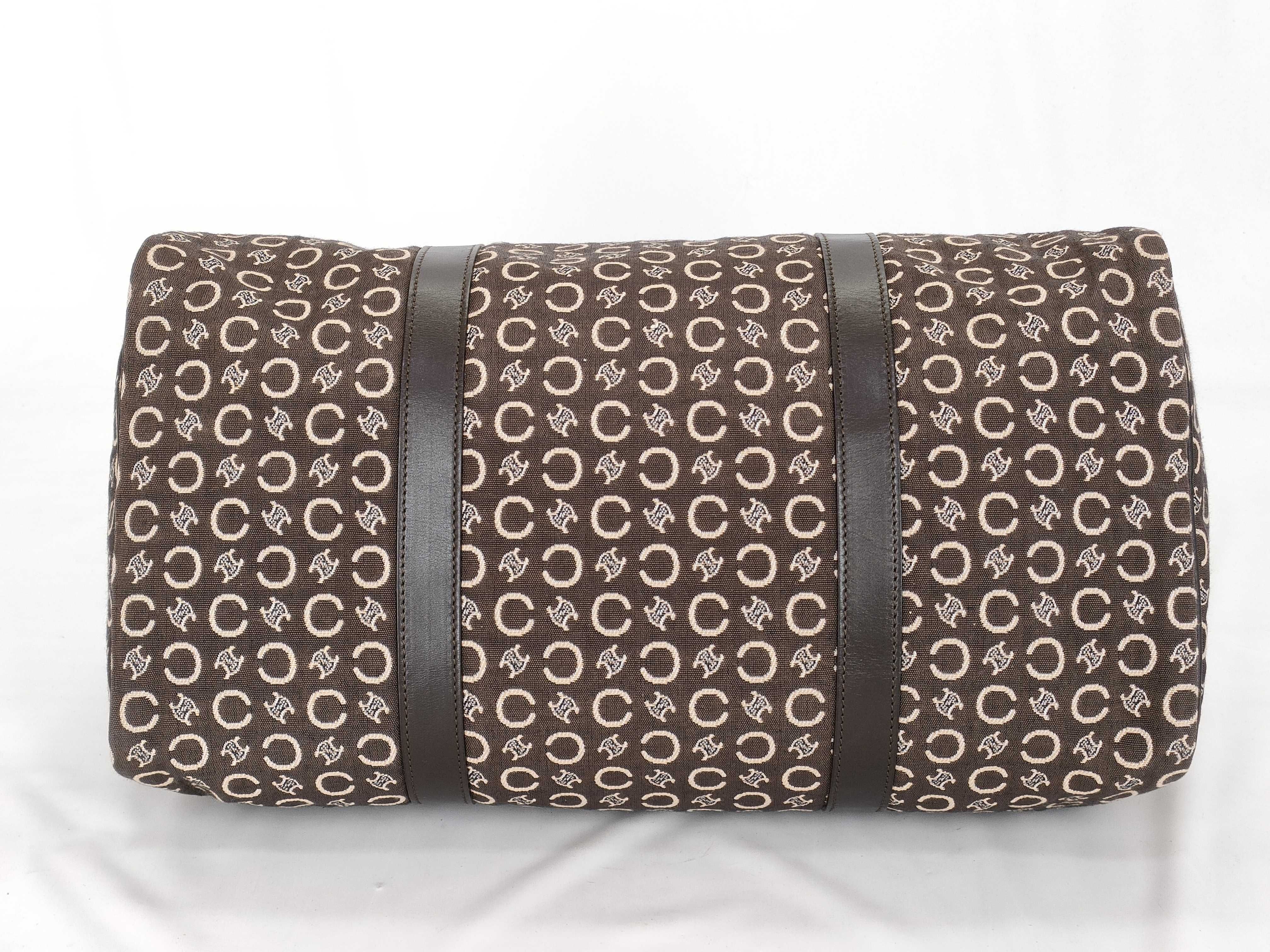 Boston bag, canvas, brown. — view 8
