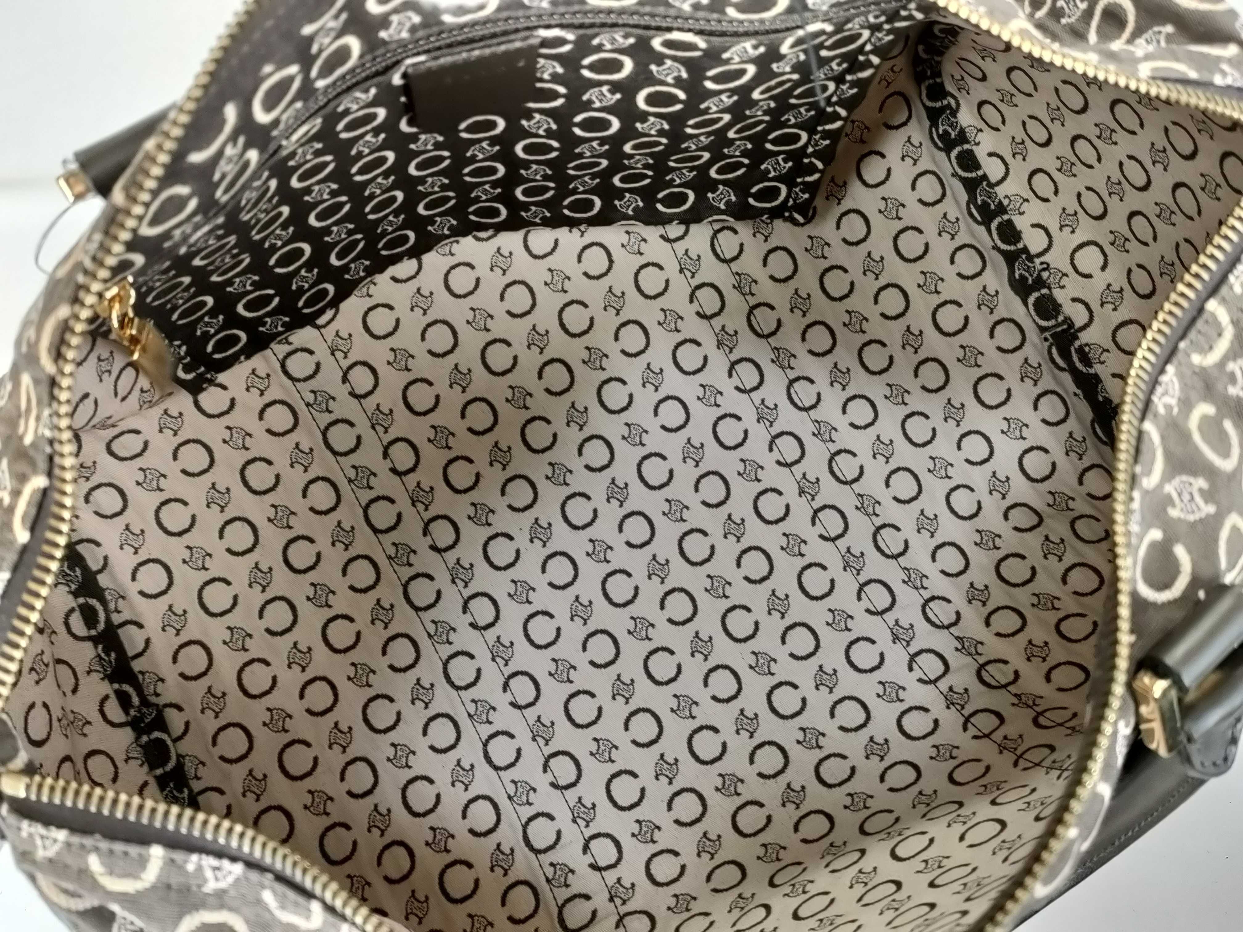Boston bag, canvas, brown. — view 10