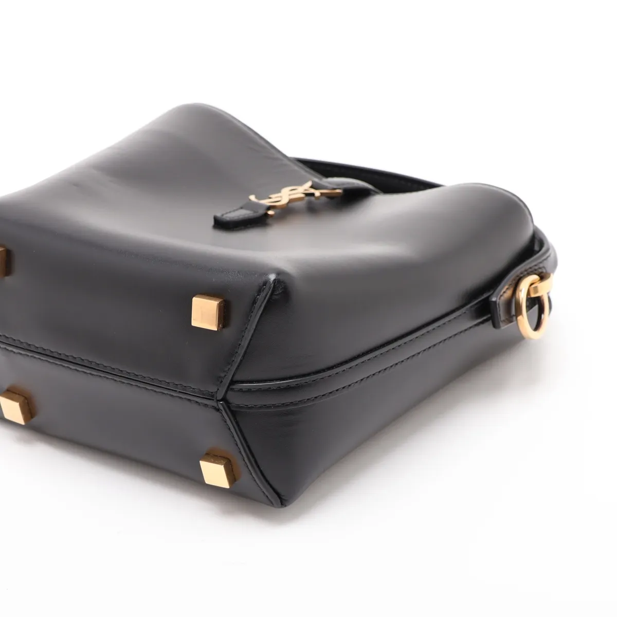 LE 37 mini 765870 Leather 2-Way Handbag, Black — view 3
