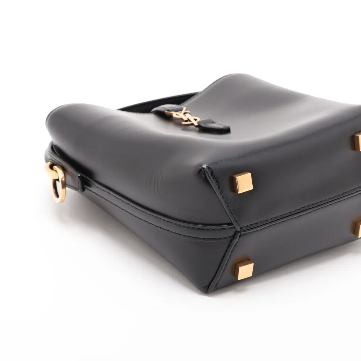 LE 37 mini 765870 Leather 2-Way Handbag, Black — view 4