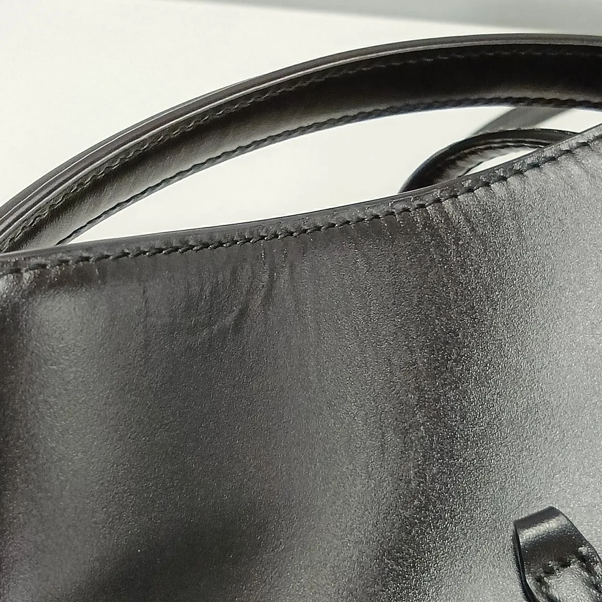 LE 37 mini 765870 Leather 2-Way Handbag, Black — view 10